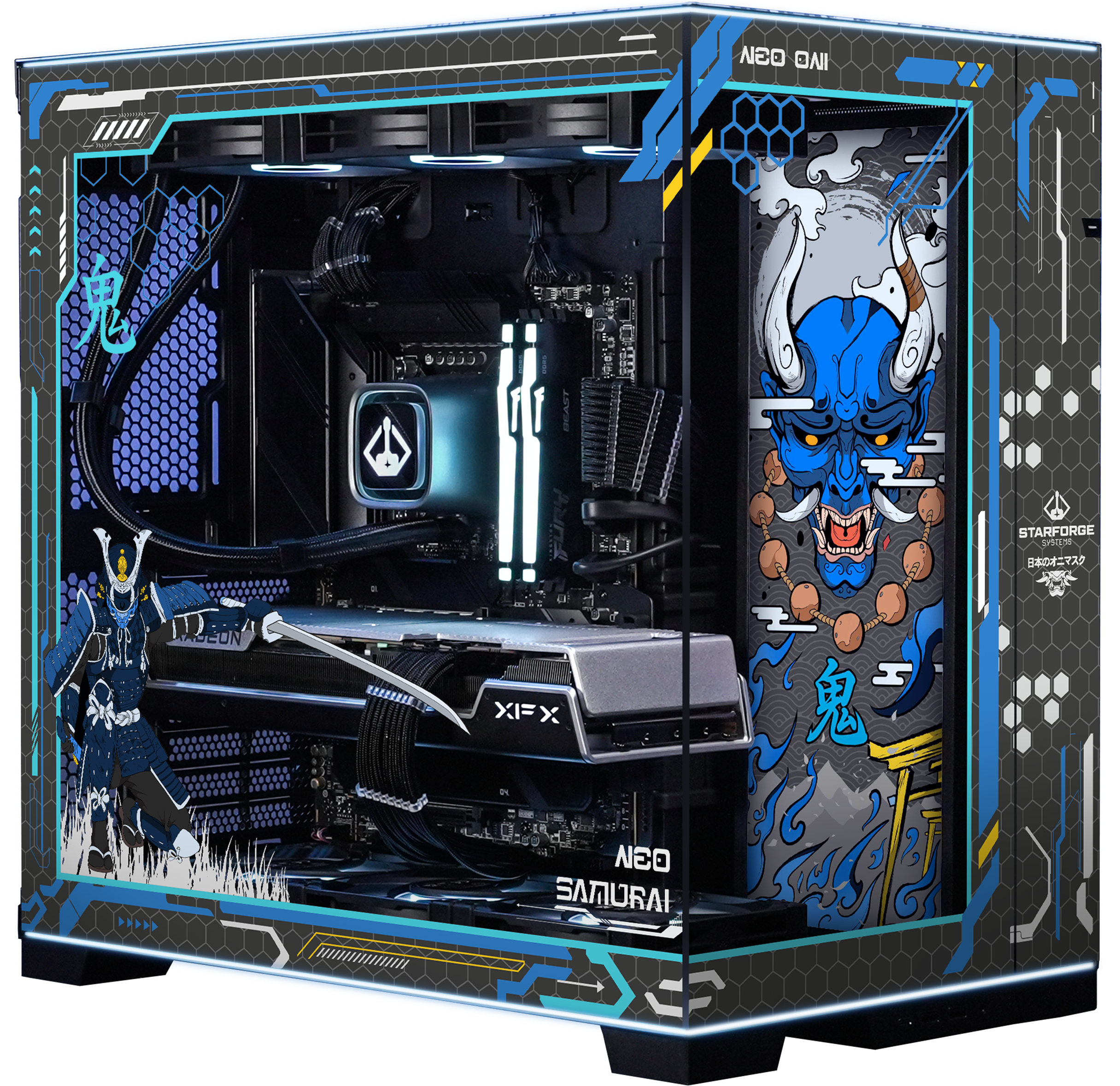 Azure Oni PC | Prebuilt Gaming PC | Starforge Systems