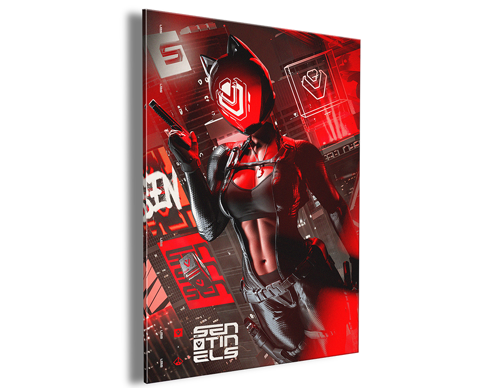 Starforge Systems - Cat Girl - Wall Art