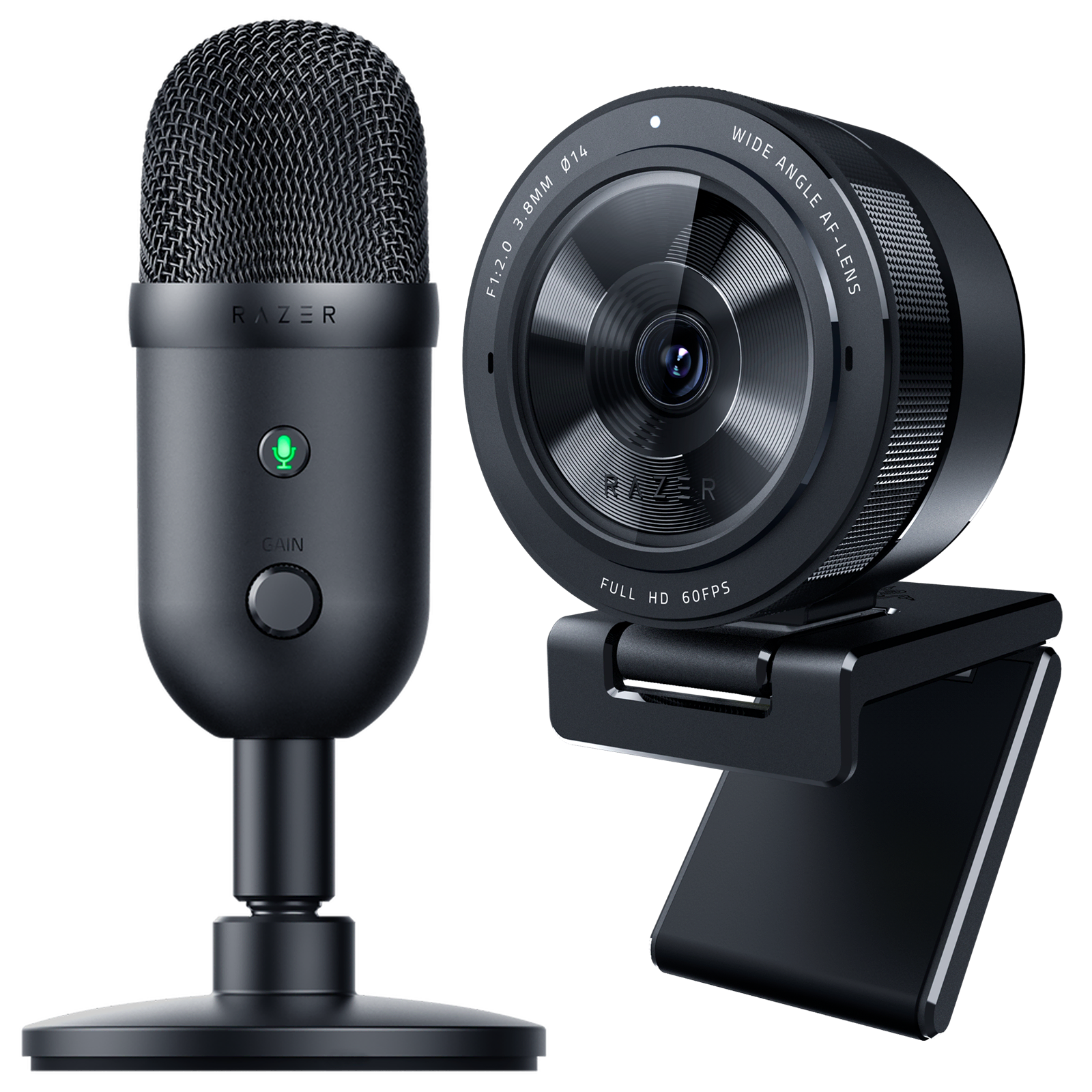 Razer Streaming Starter Kit: Kiyo Pro Webcam + Seiren V2 X Microphone–  Starforge Systems