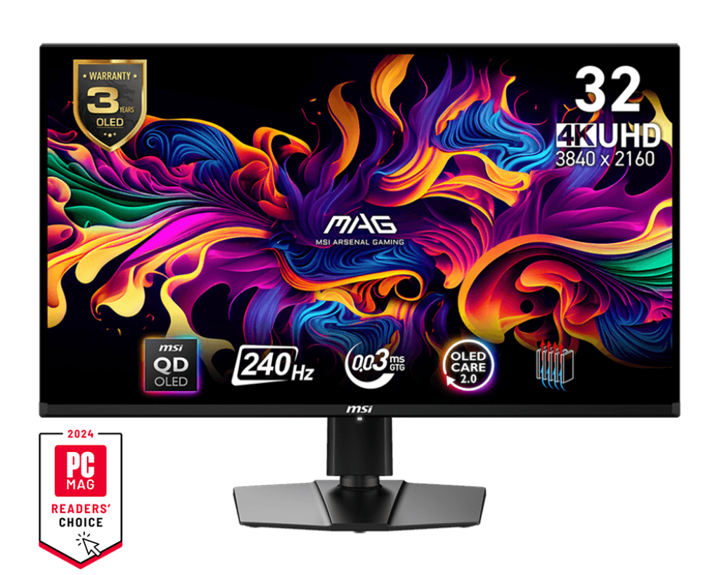 Starforge Systems - MSI MAG 321UPX QD-OLED 32" 4KUHD 240Hz Gaming Monitor