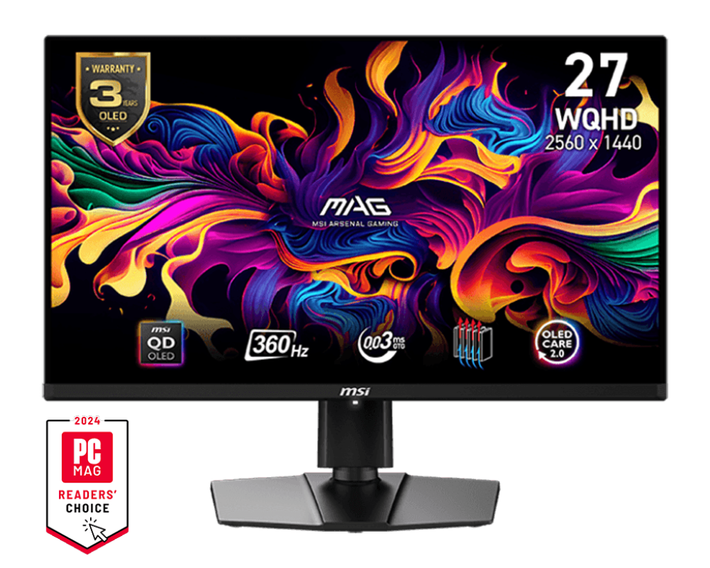 Starforge Systems - MSI MAG 271QPX QD-OLED 27" QHD 360Hz Gaming Monitor