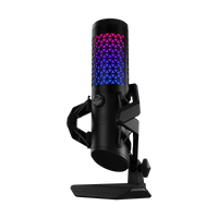 Angled view of microphone || card