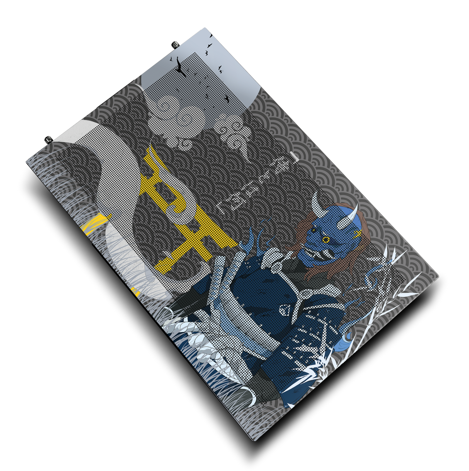 Azure Oni Print top view