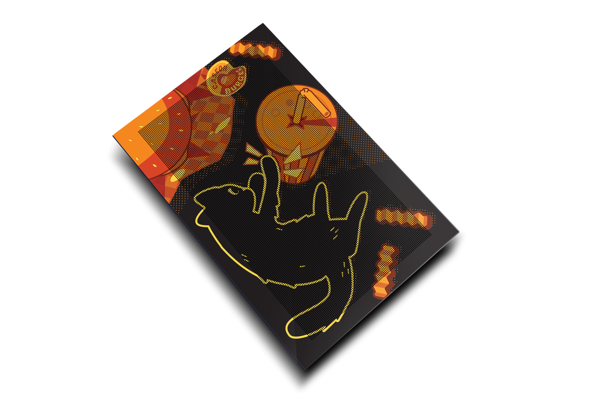 KITTY Case Print top view