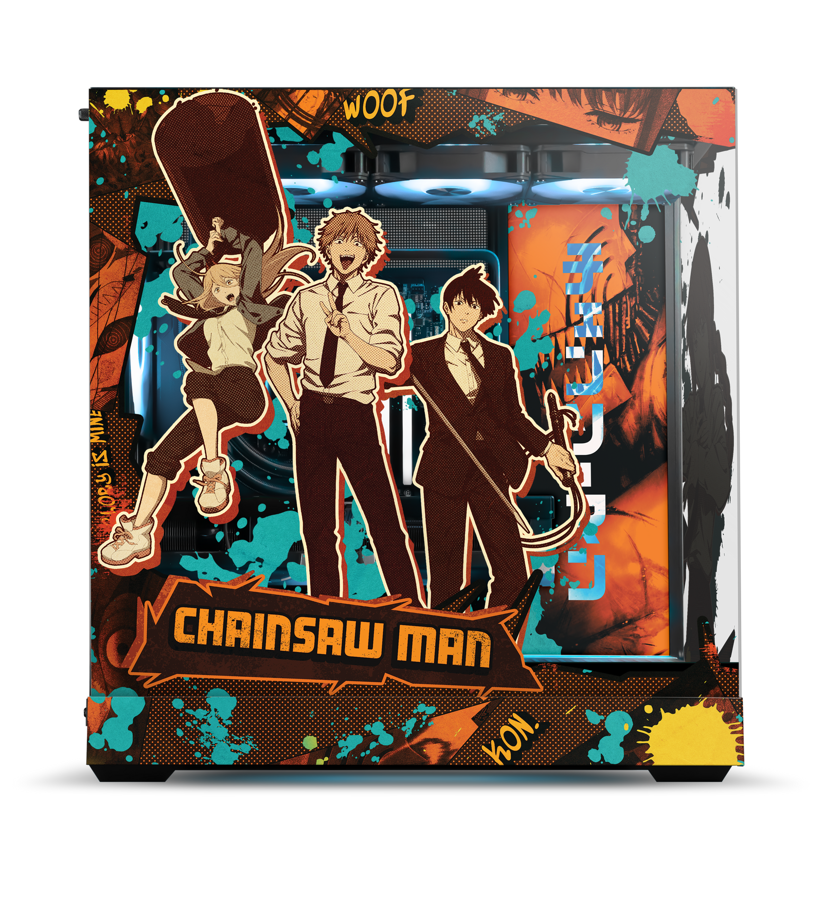 Chainsaw Man Founders Edition PC side view