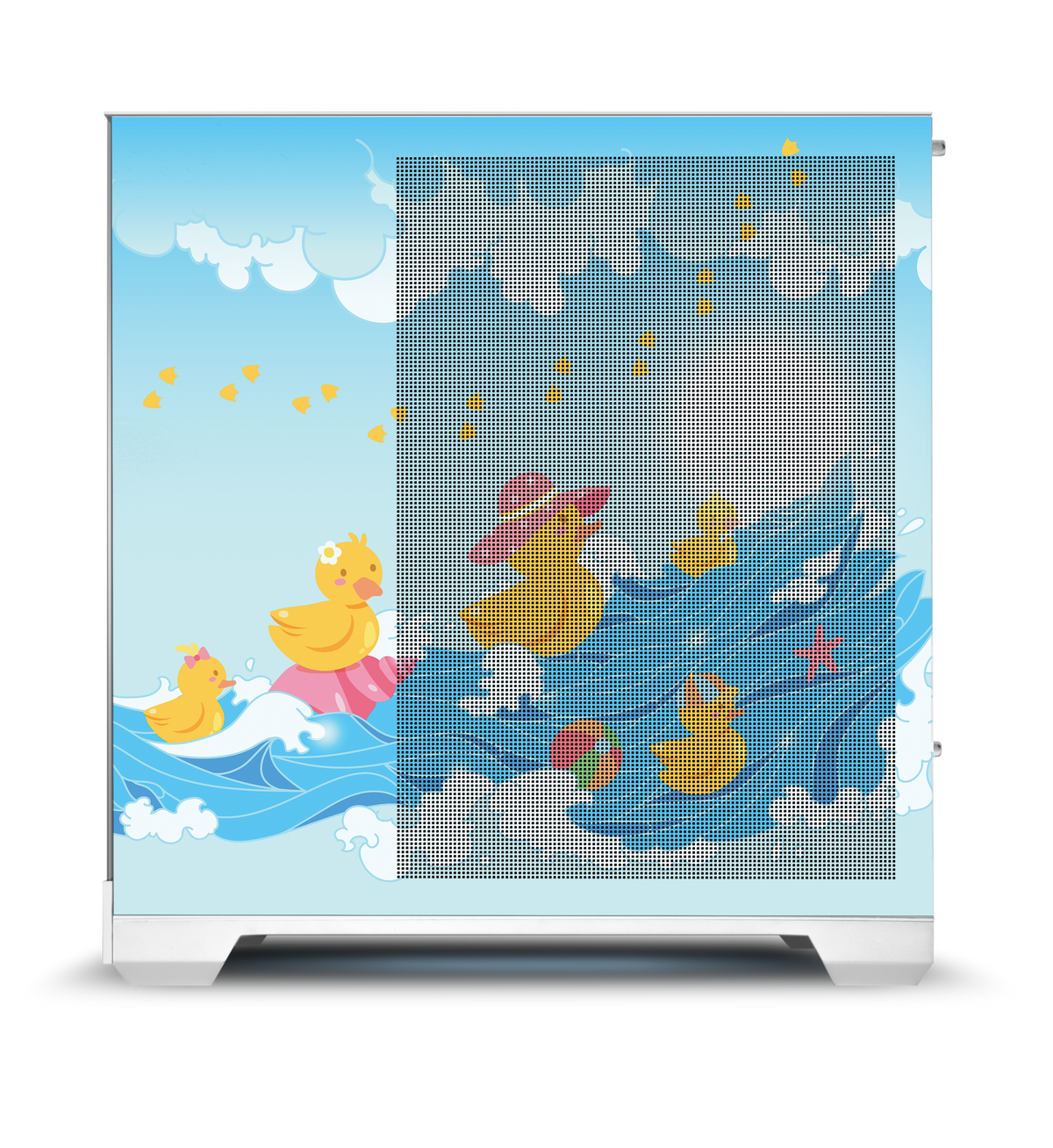 Daph's Ducks Print rear view