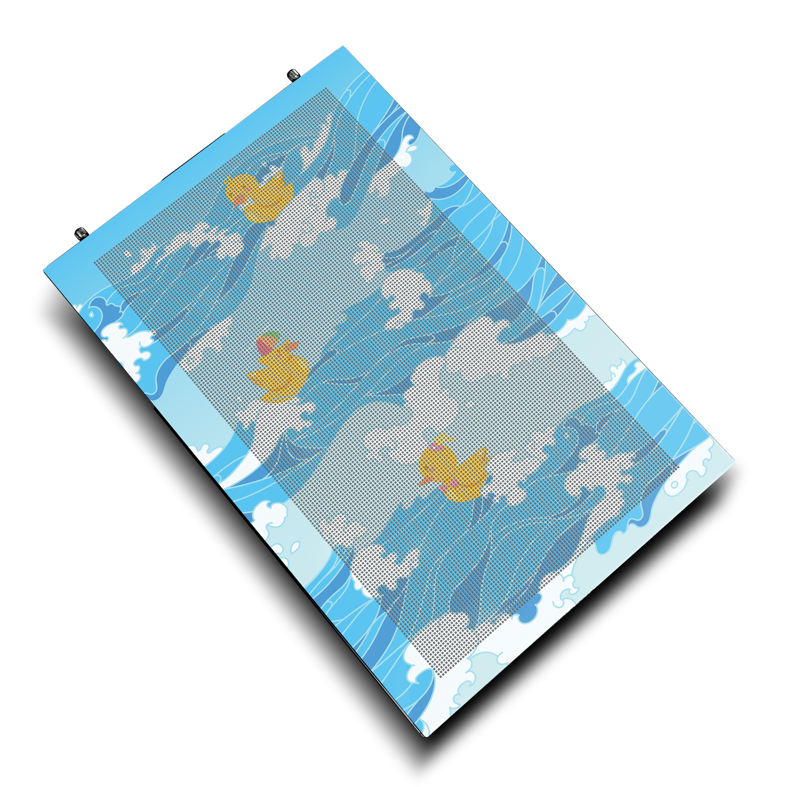 Daph's Ducks Print top view
