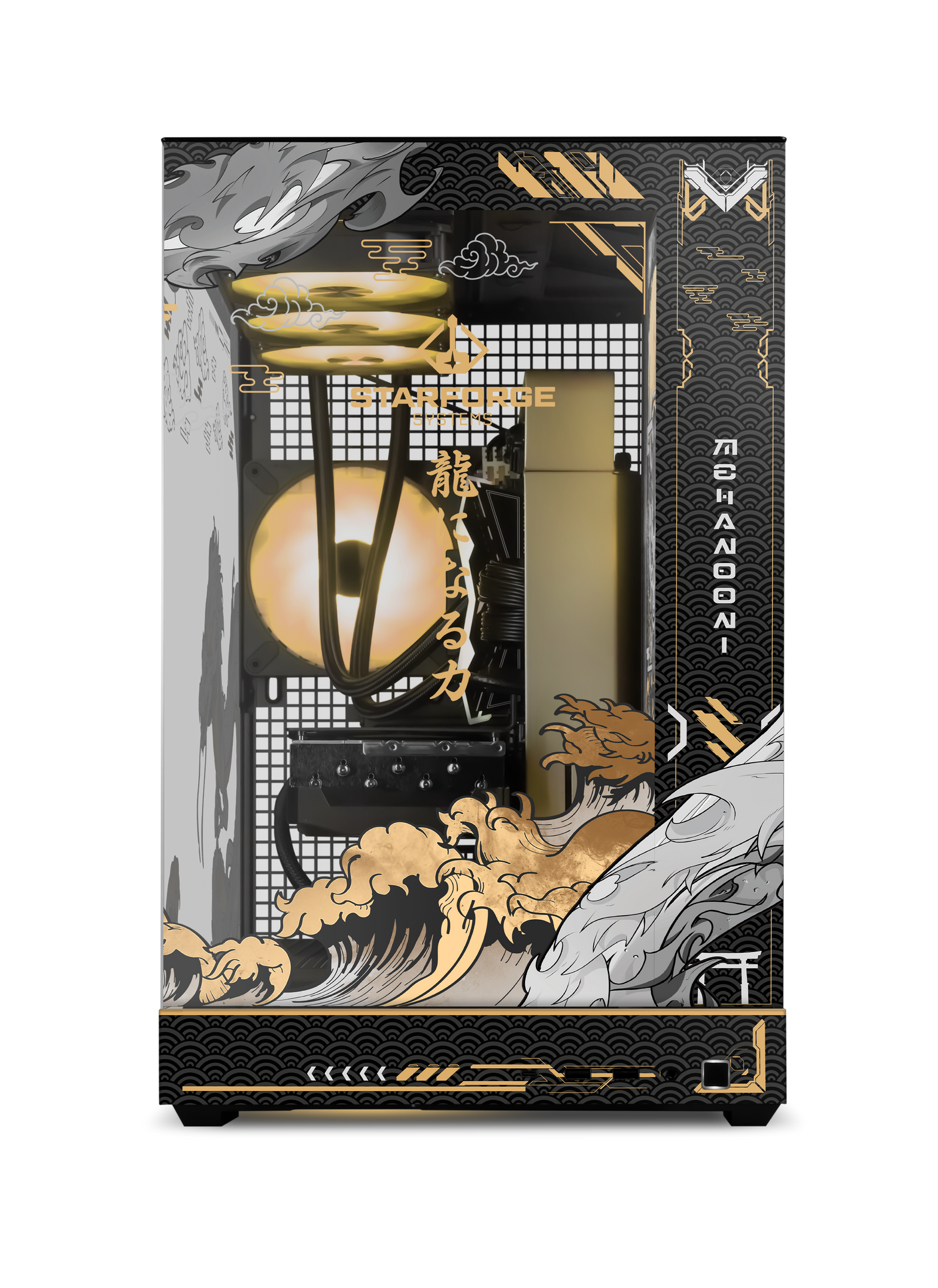 Golden Dragon Case Print front view