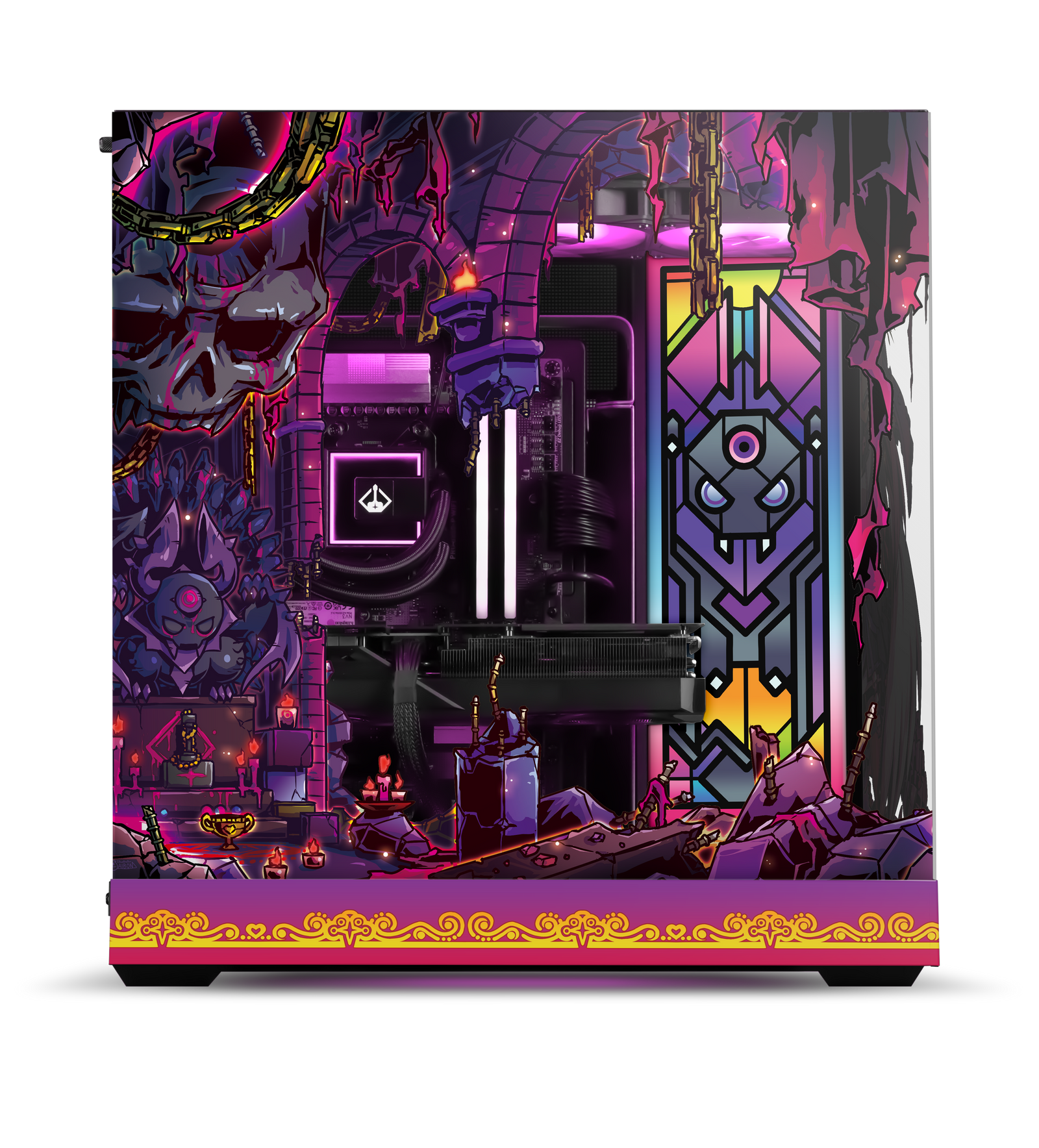 Ironmouse Case Print side view