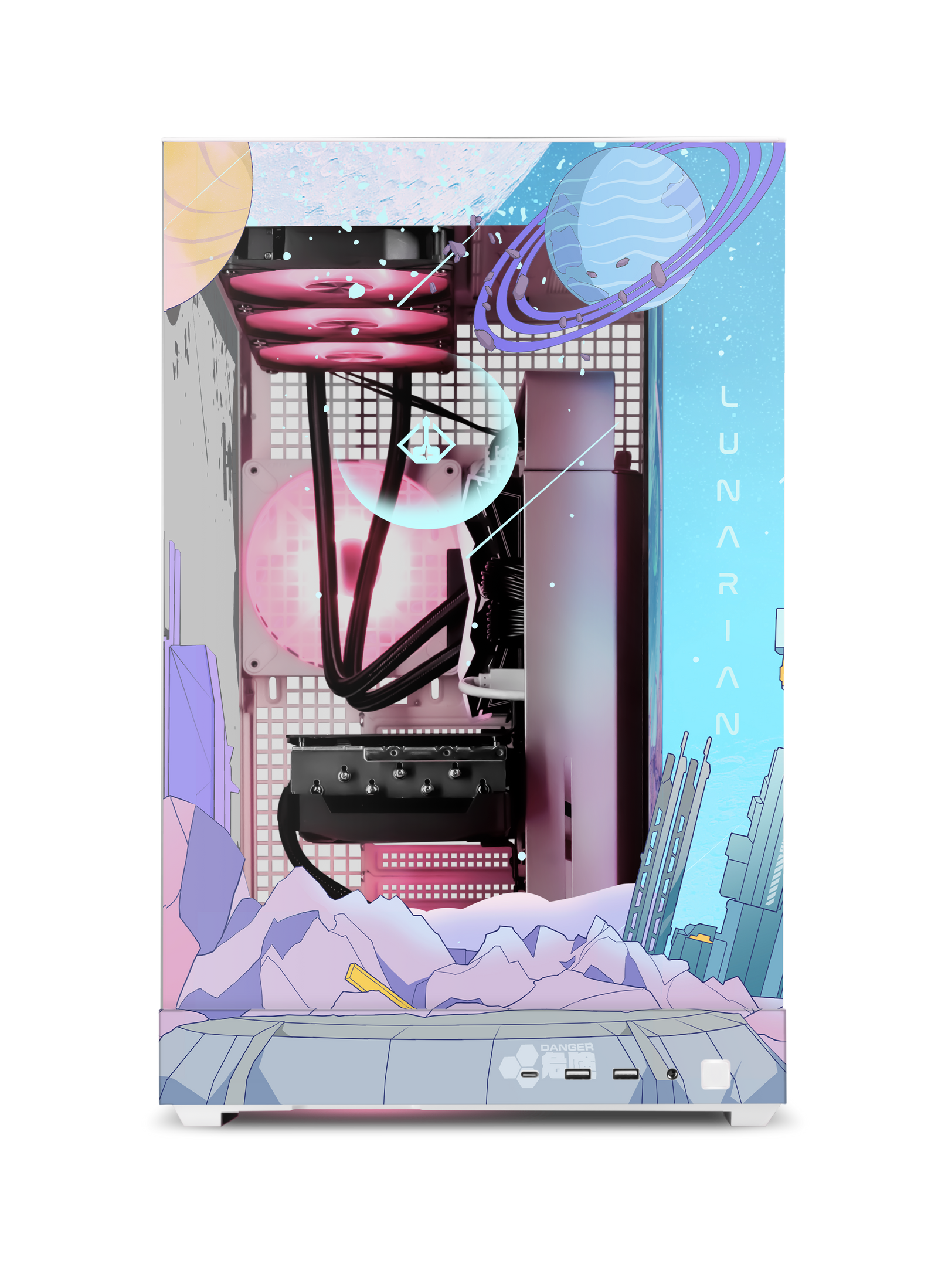 Lunarian Case Print front view