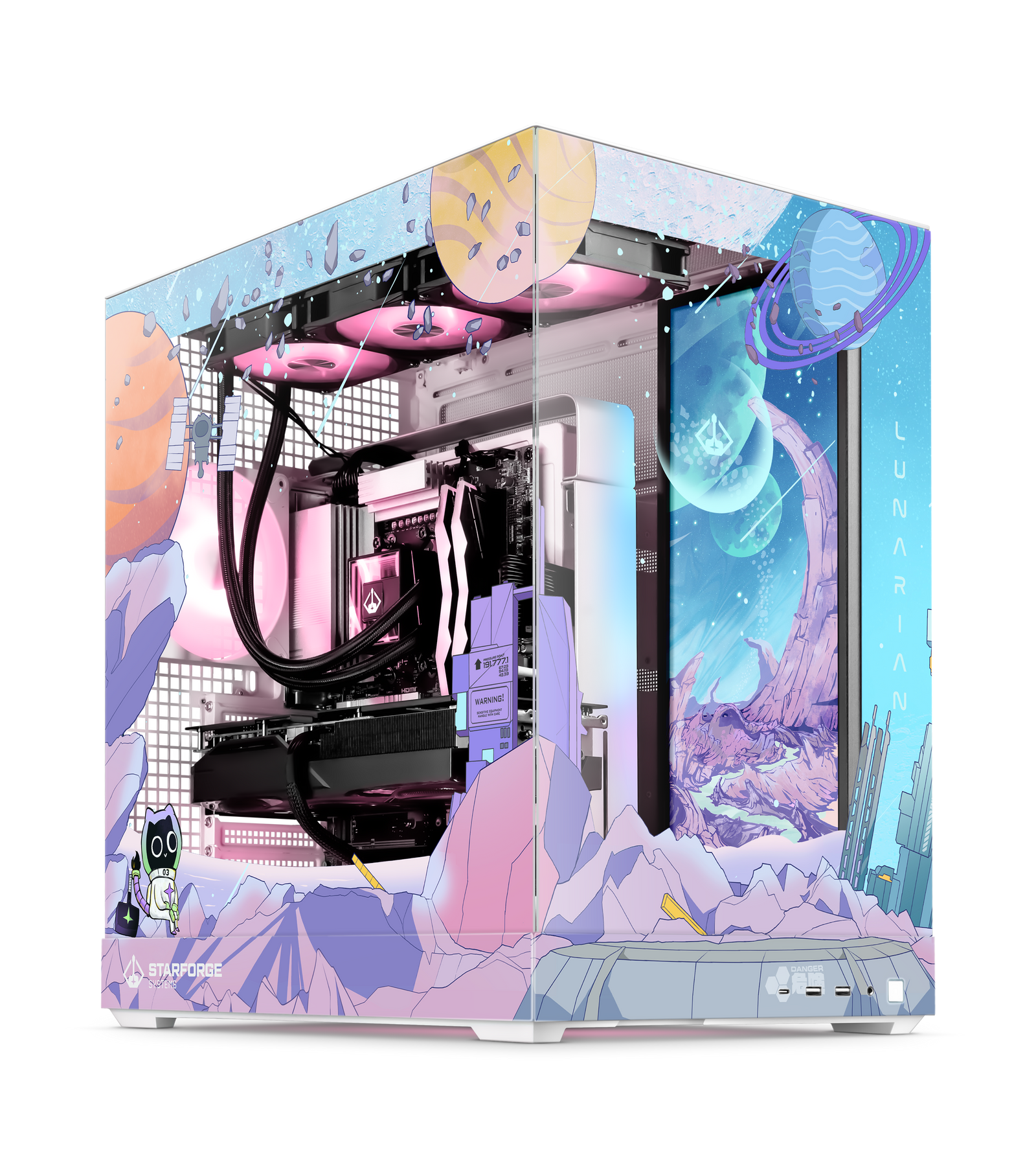 Lunarian Case Print angled view
