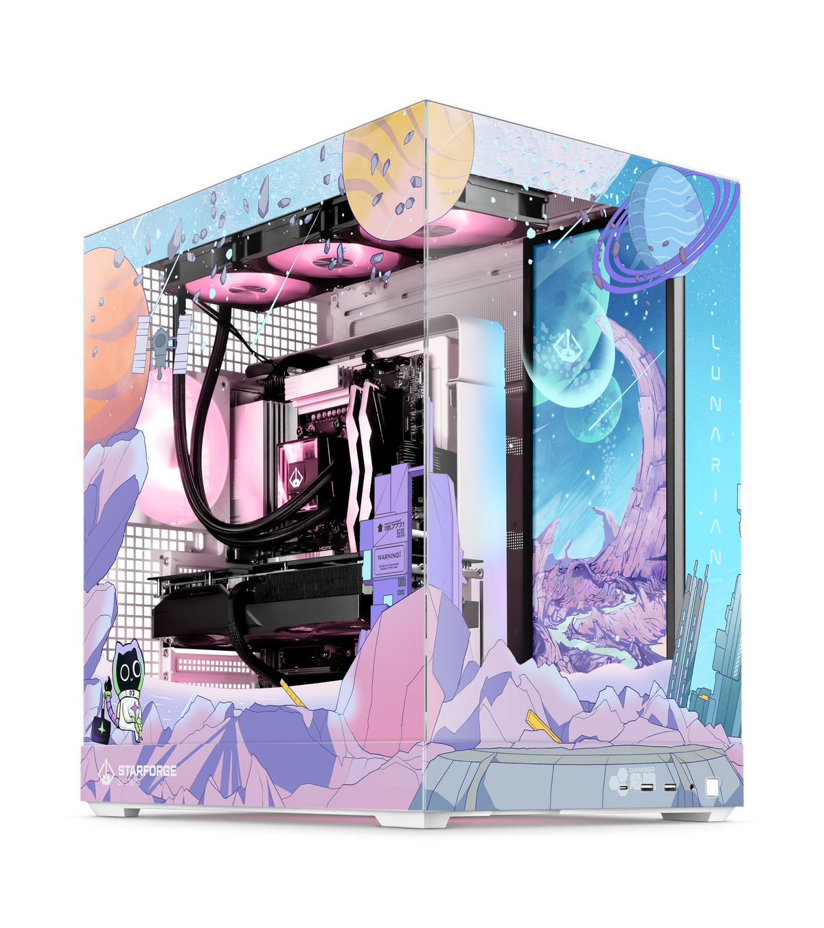 Lunarian Case Print angled view
