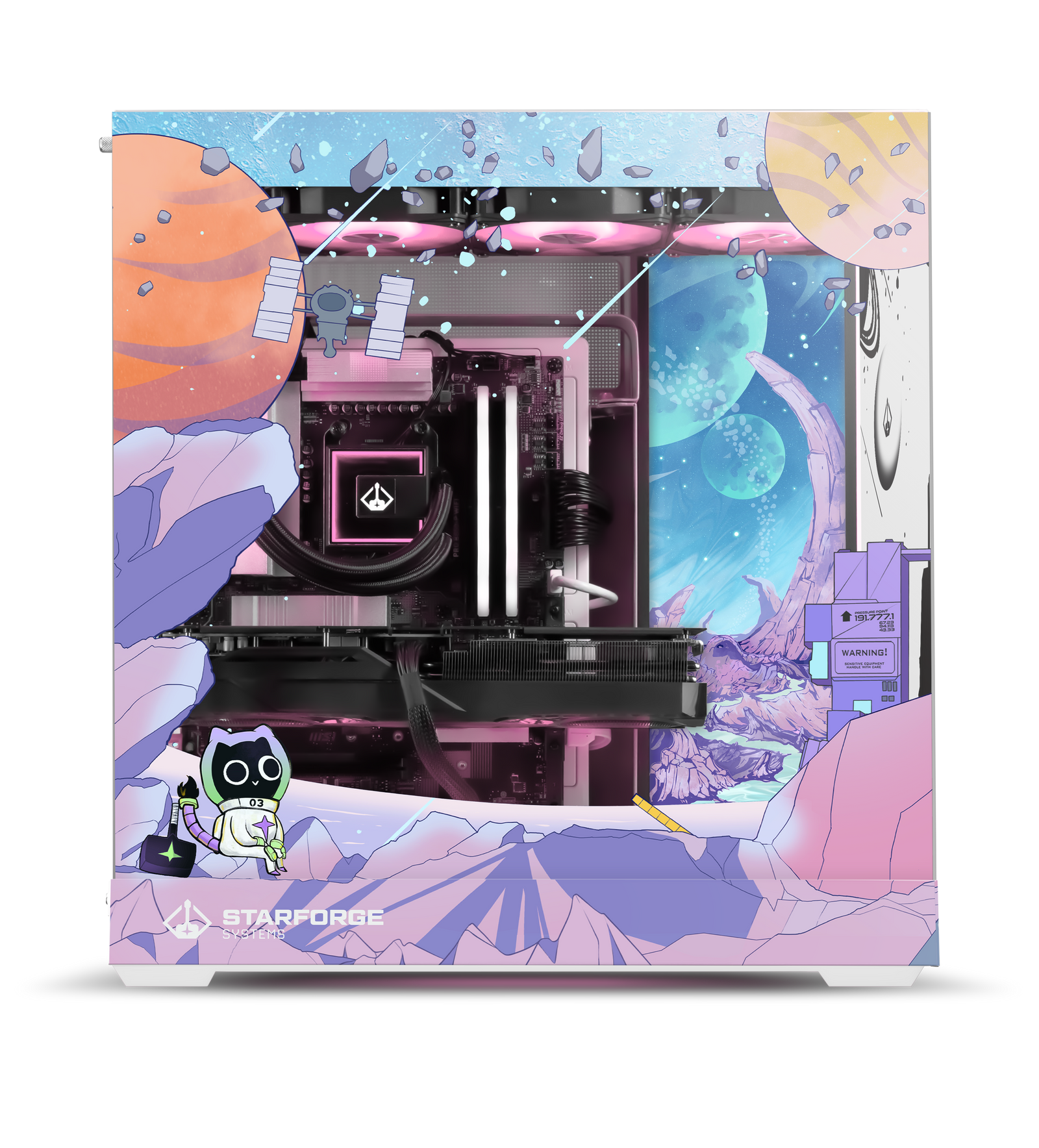 Lunarian Case Print side view