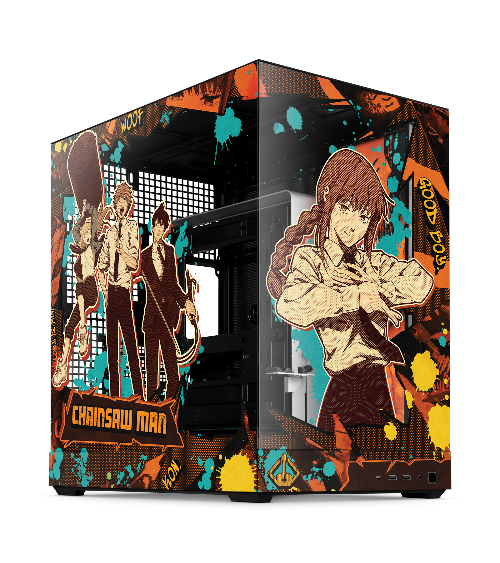 Chainsaw Man Case angled view