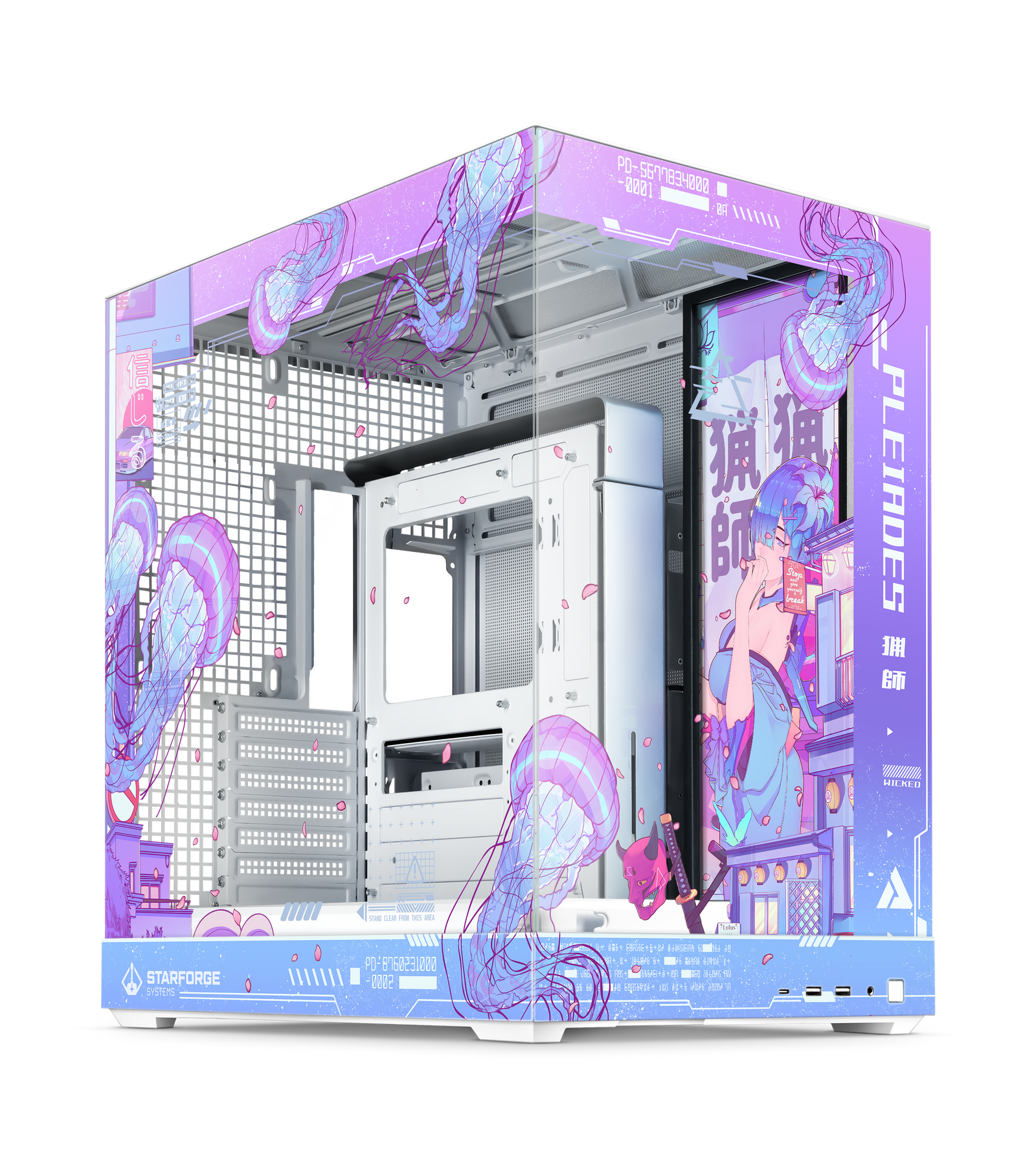 Jellyfish Crossing Case angled view