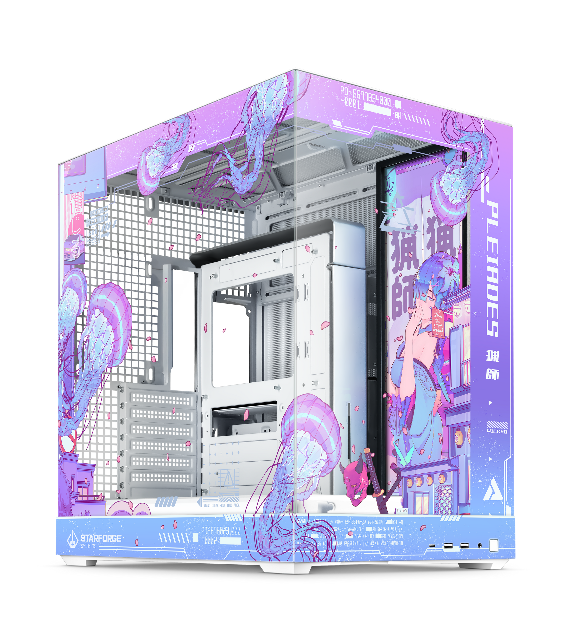 Jellyfish Crossing Case angled view
