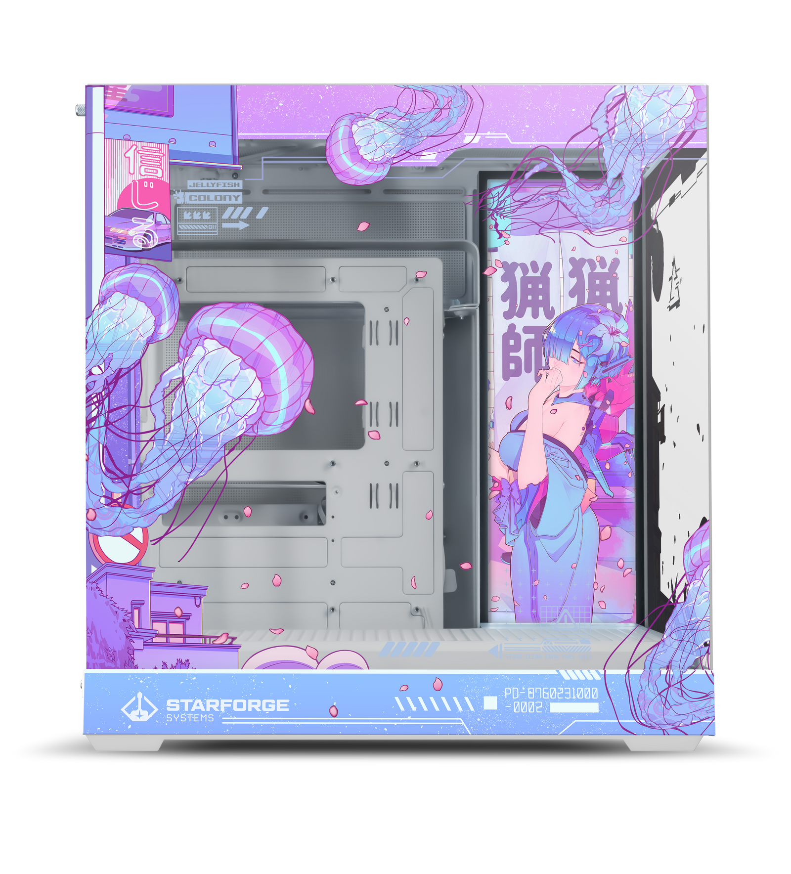 Jellyfish Crossing Case side view