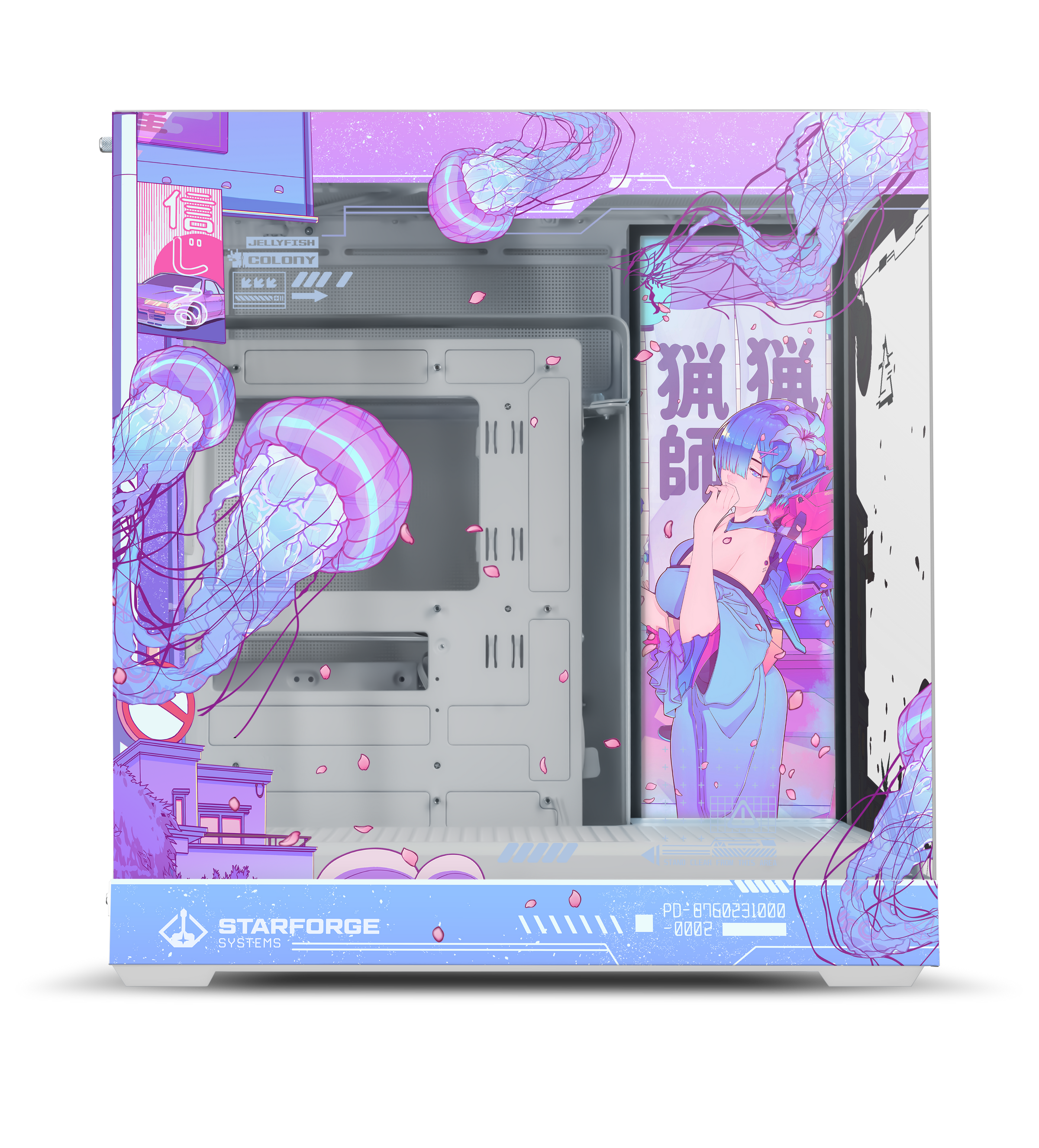 Jellyfish Crossing Case side view