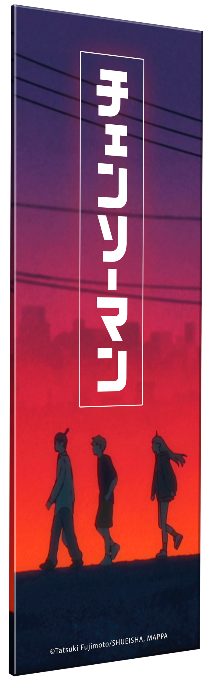 Evening Stroll - Chainsaw Man Platelight Acrylic angled view