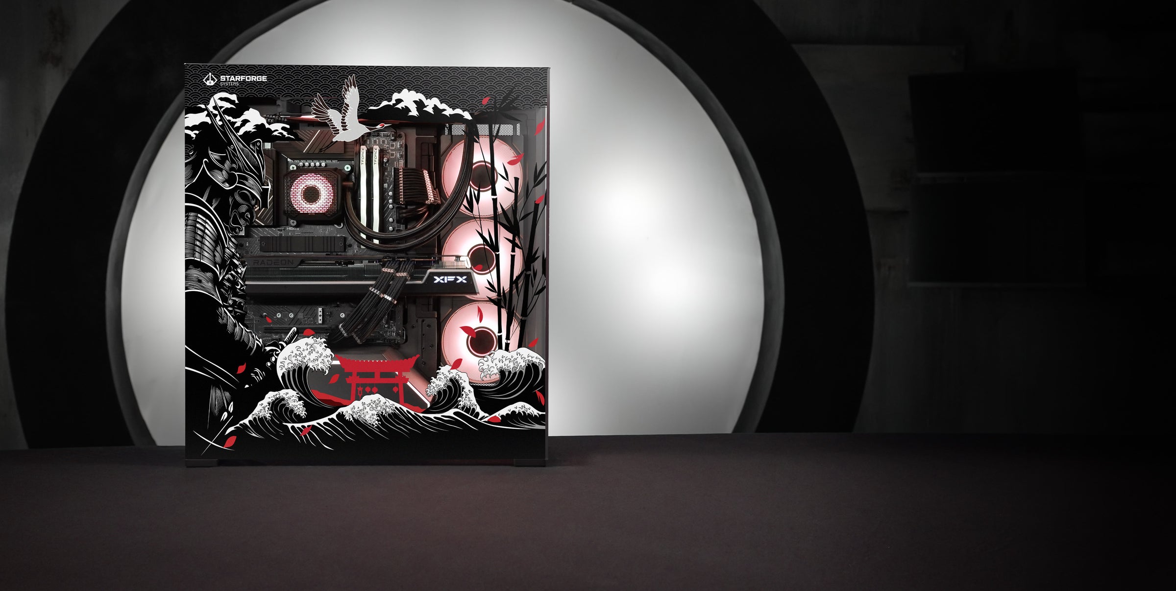 Clouded Gates Print Navigator side view