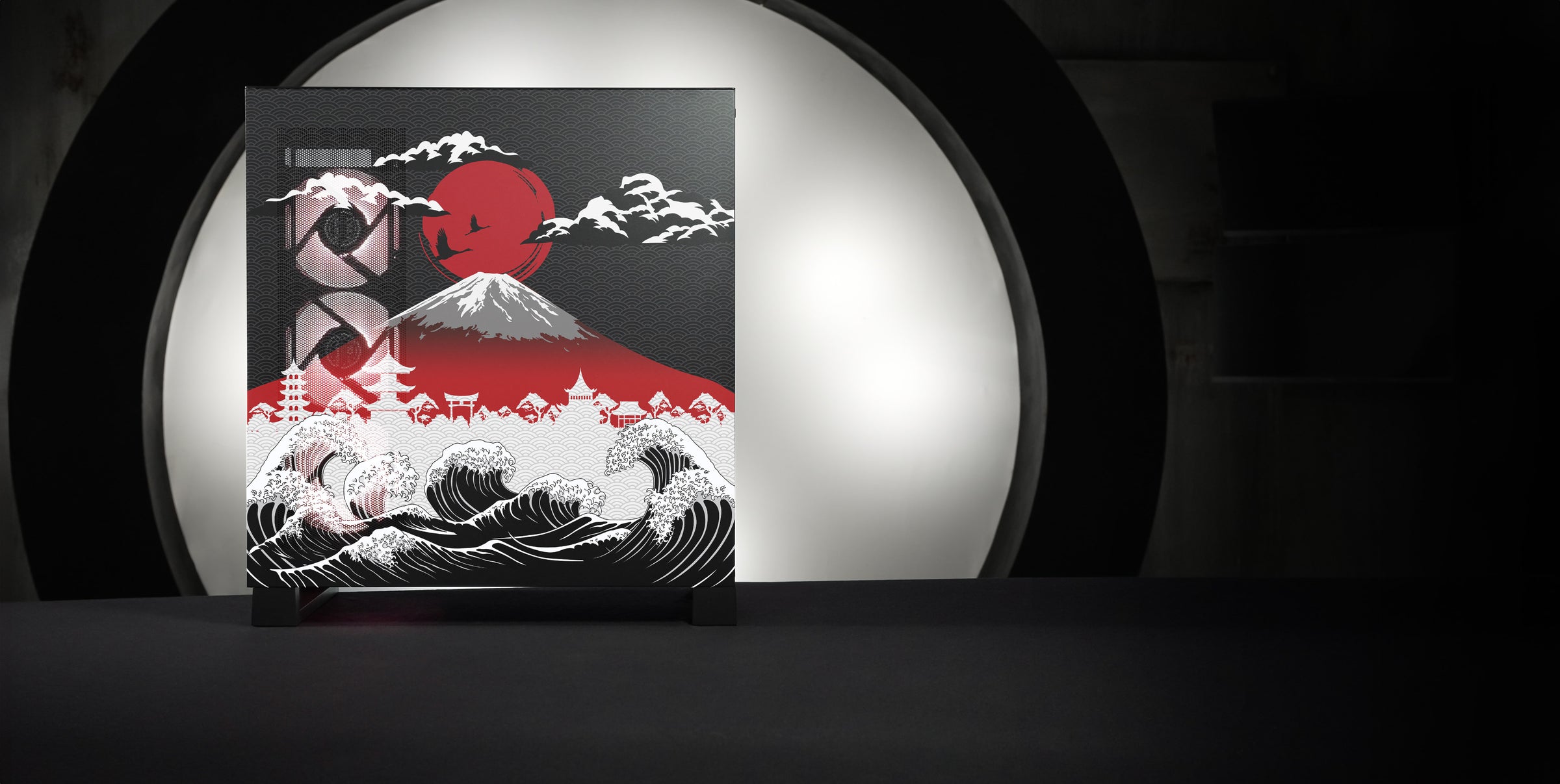 Clouded Gates Print Navigator rear view