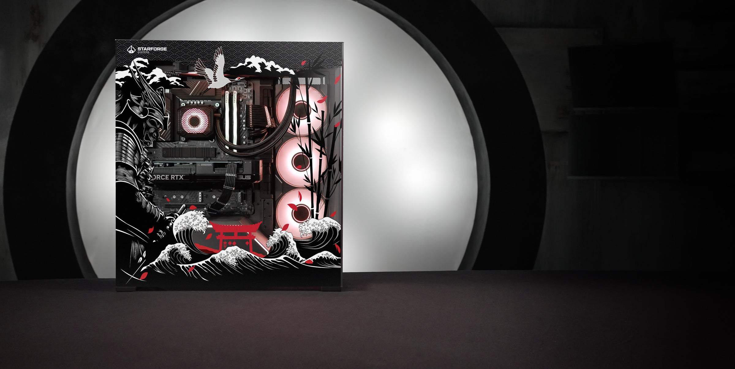 Clouded Gates Print Navigator side view