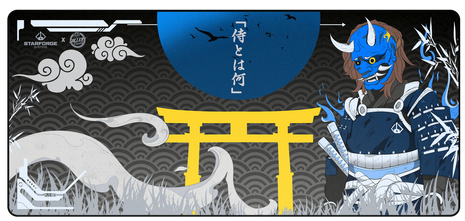 Azure Oni - Desk Mat