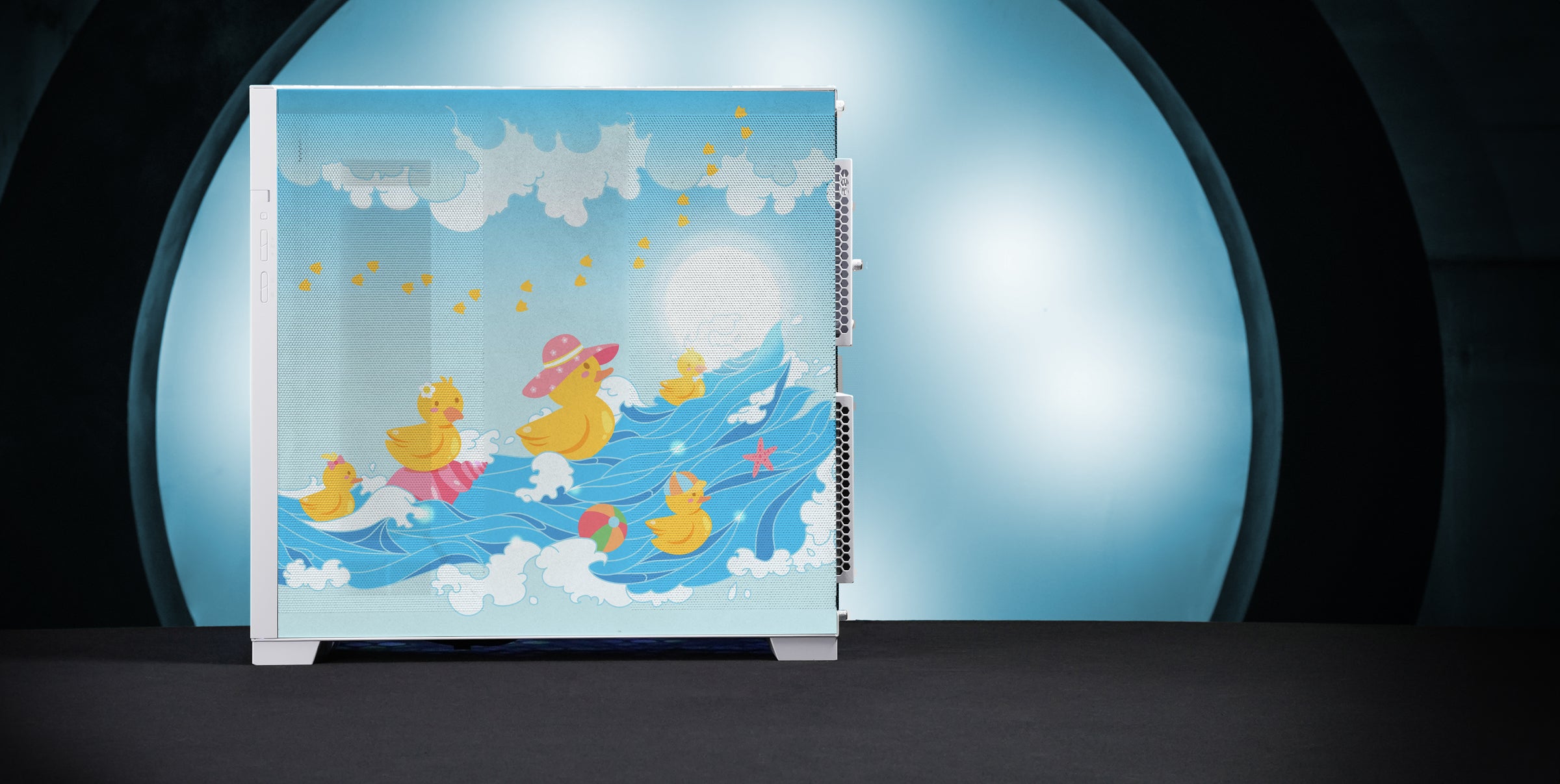 Daph's Ducks Print rear view