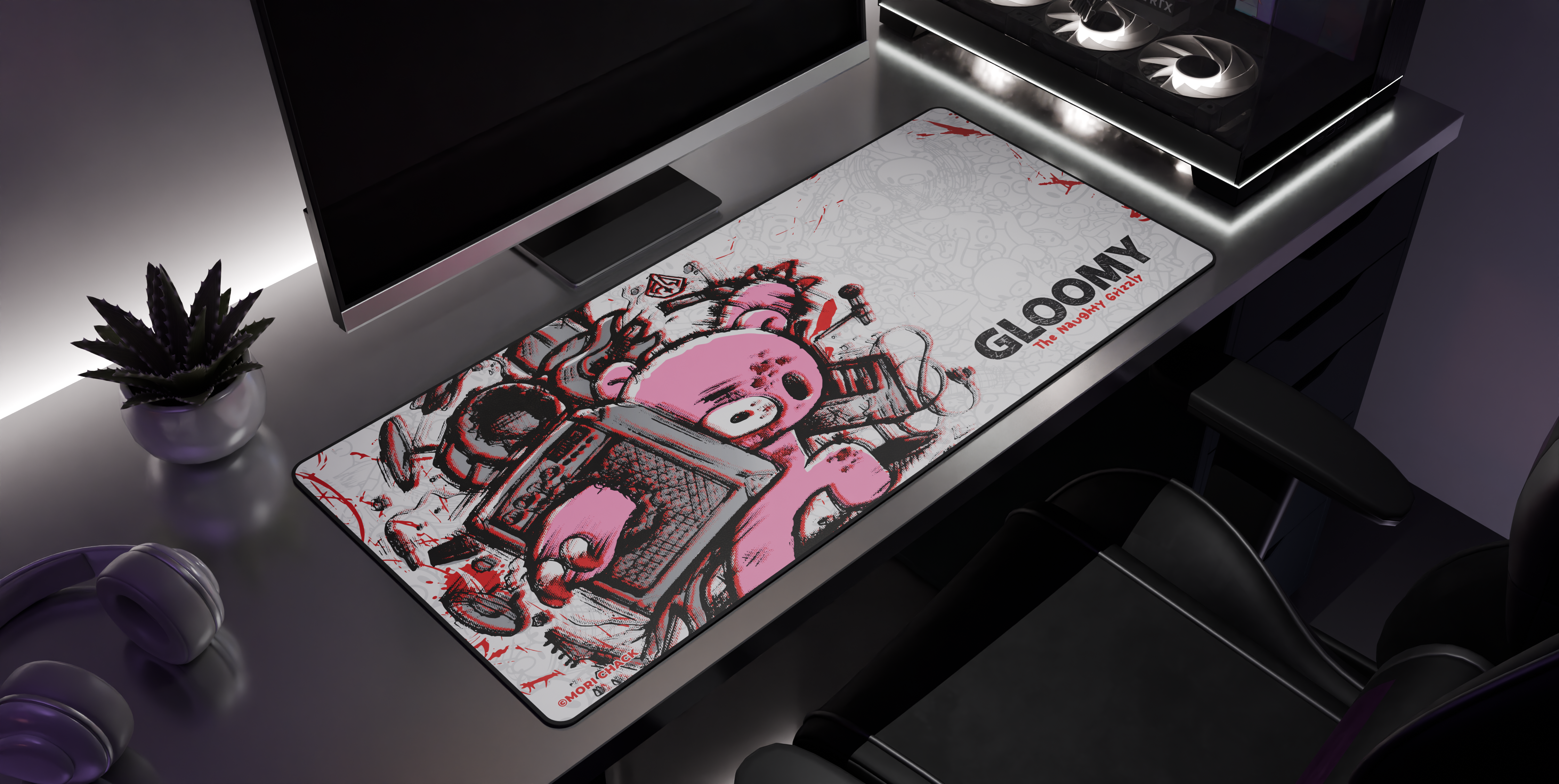 Up to 11 - Desk Mat side view