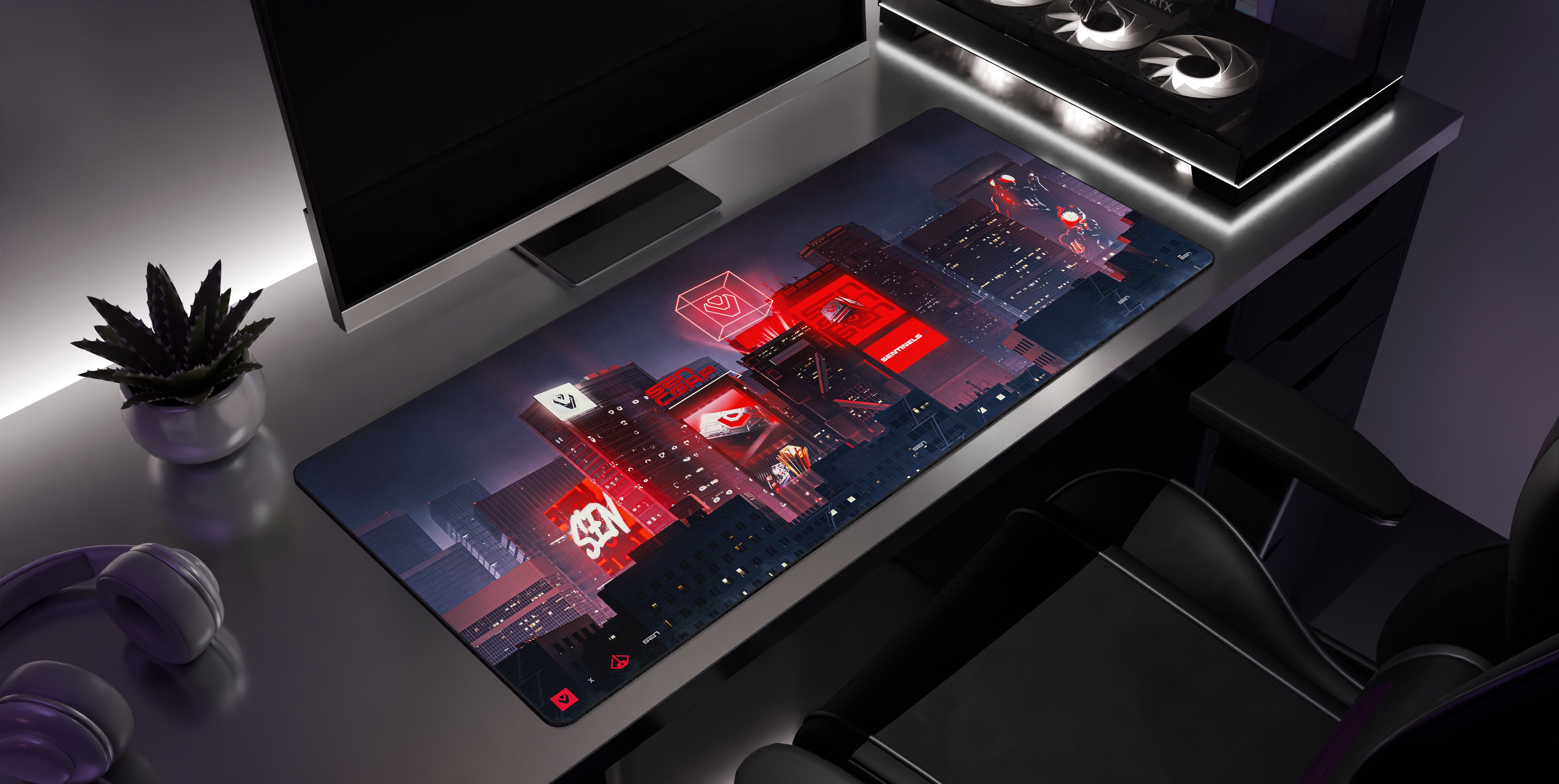 Sentinels Desk Mat – Skyline | Starforge Systems
