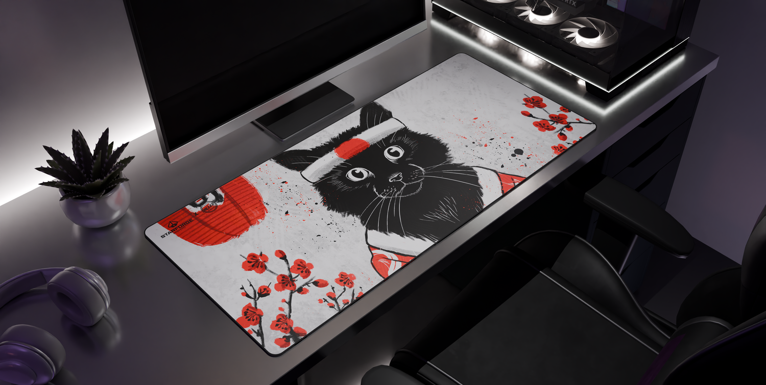 Starforge Systems - Sushi Cat - Desk Mat