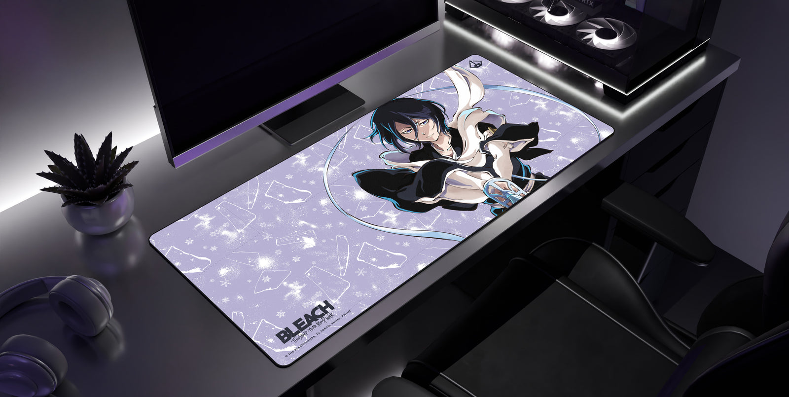 Rukia - Bleach: Thousand-Year Blood War Desk Mat angled view