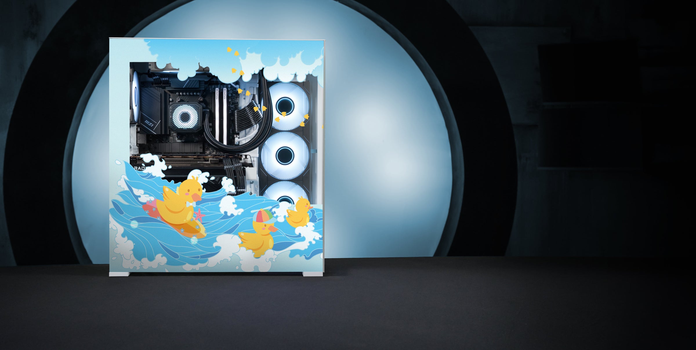 Daph's Ducks Print Navigator side view