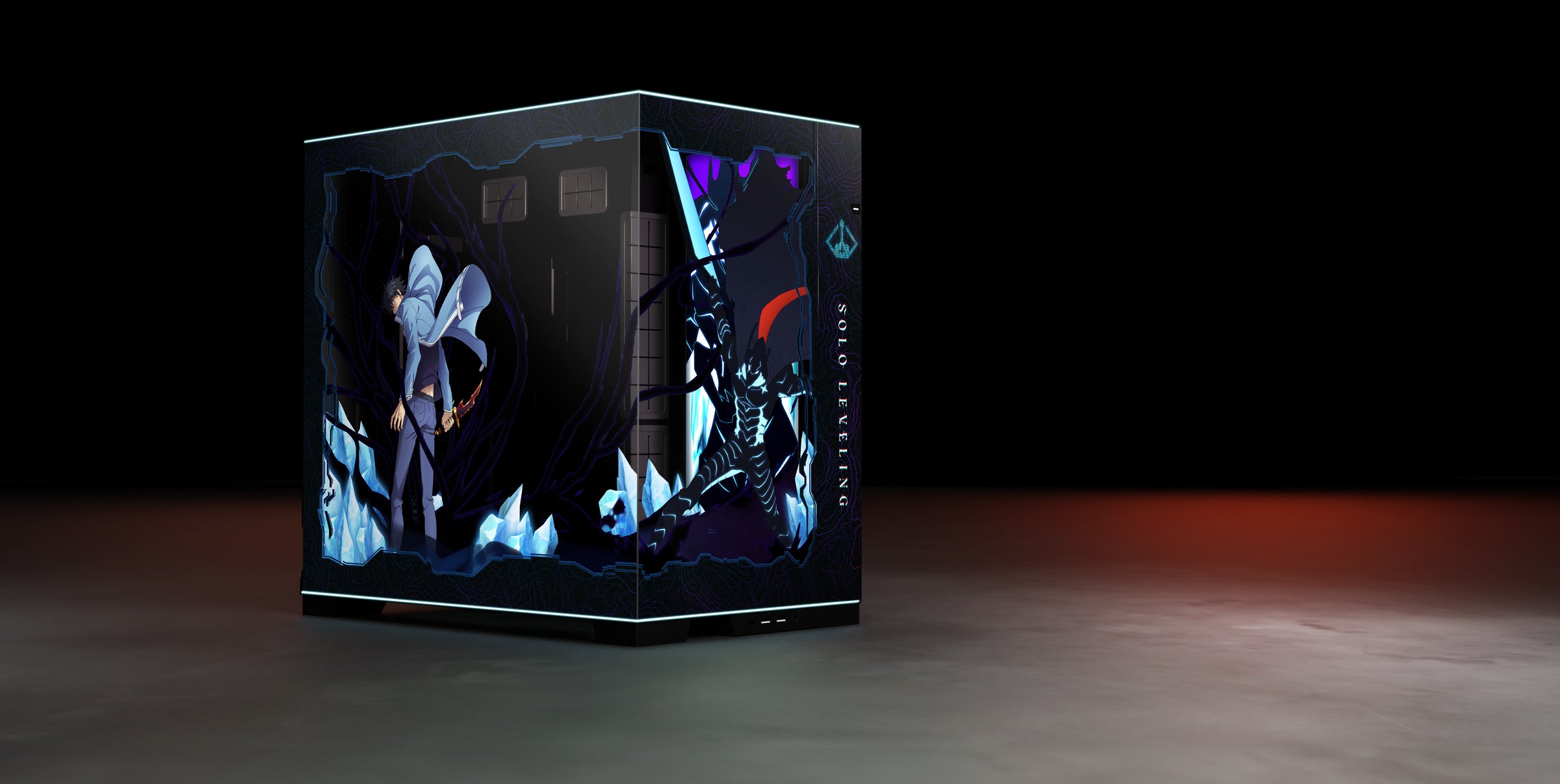 Solo Leveling Case angled view