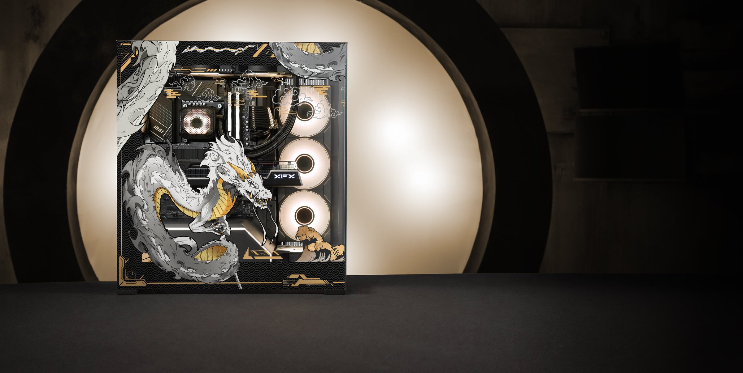 Golden Dragon Print Navigator side view