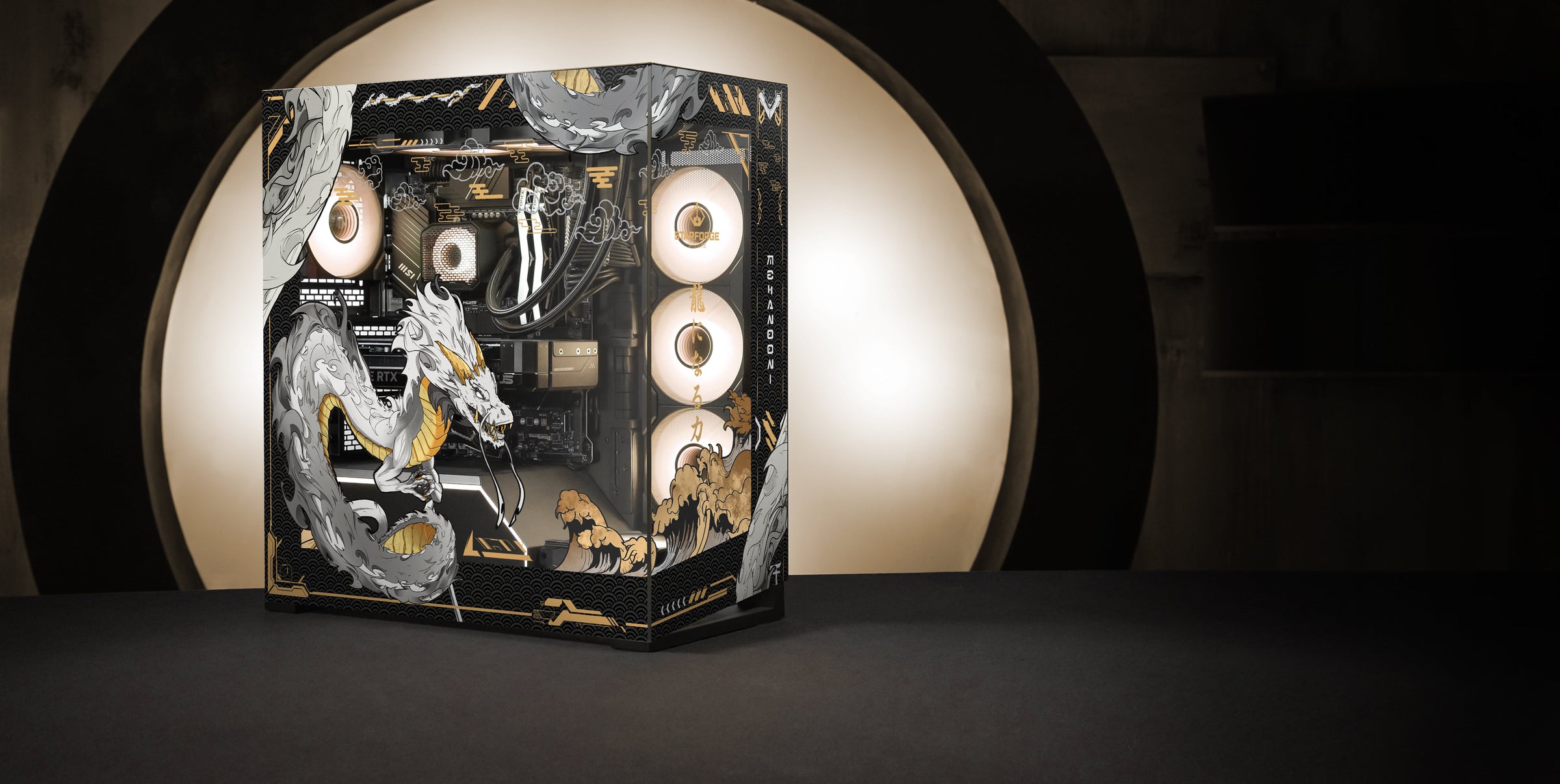 Golden Dragon Print Navigator angled view