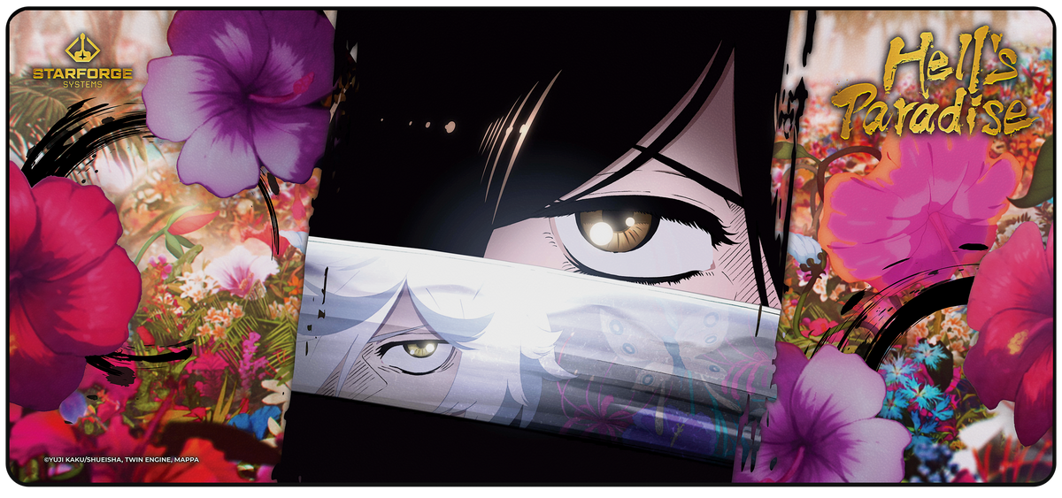 Mayitaです。デスク Hell's Paradise Desk Mat – Reflection | Starforge Systems