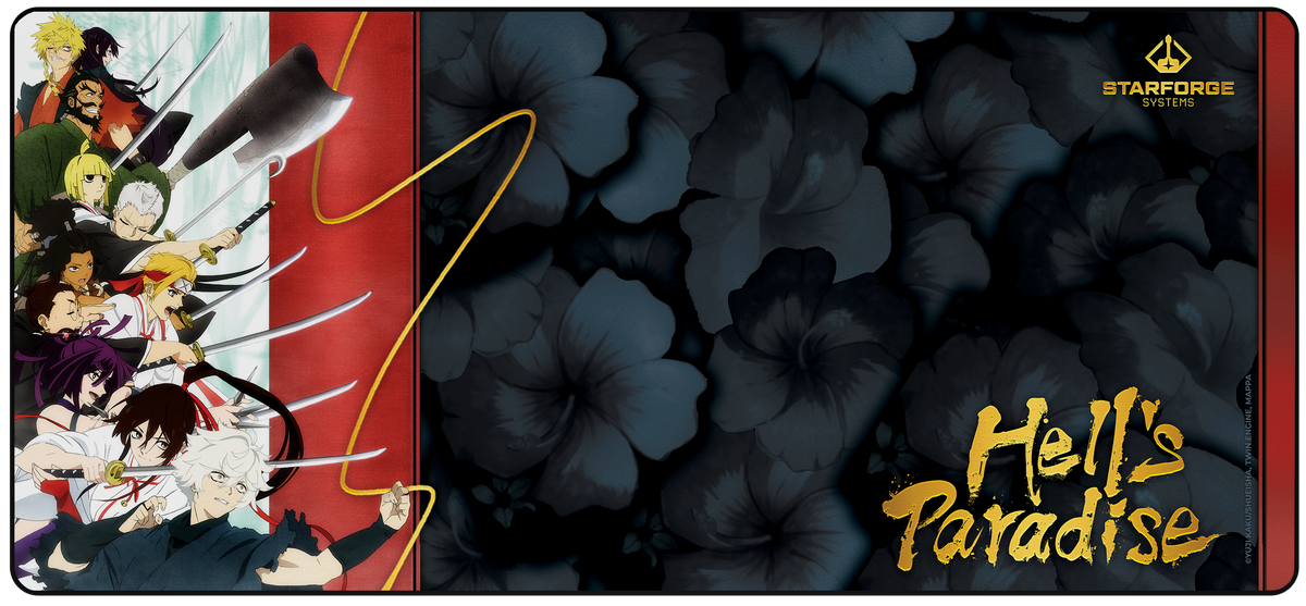Hell's Paradise Desk Mat – Attack | Starforge Systems