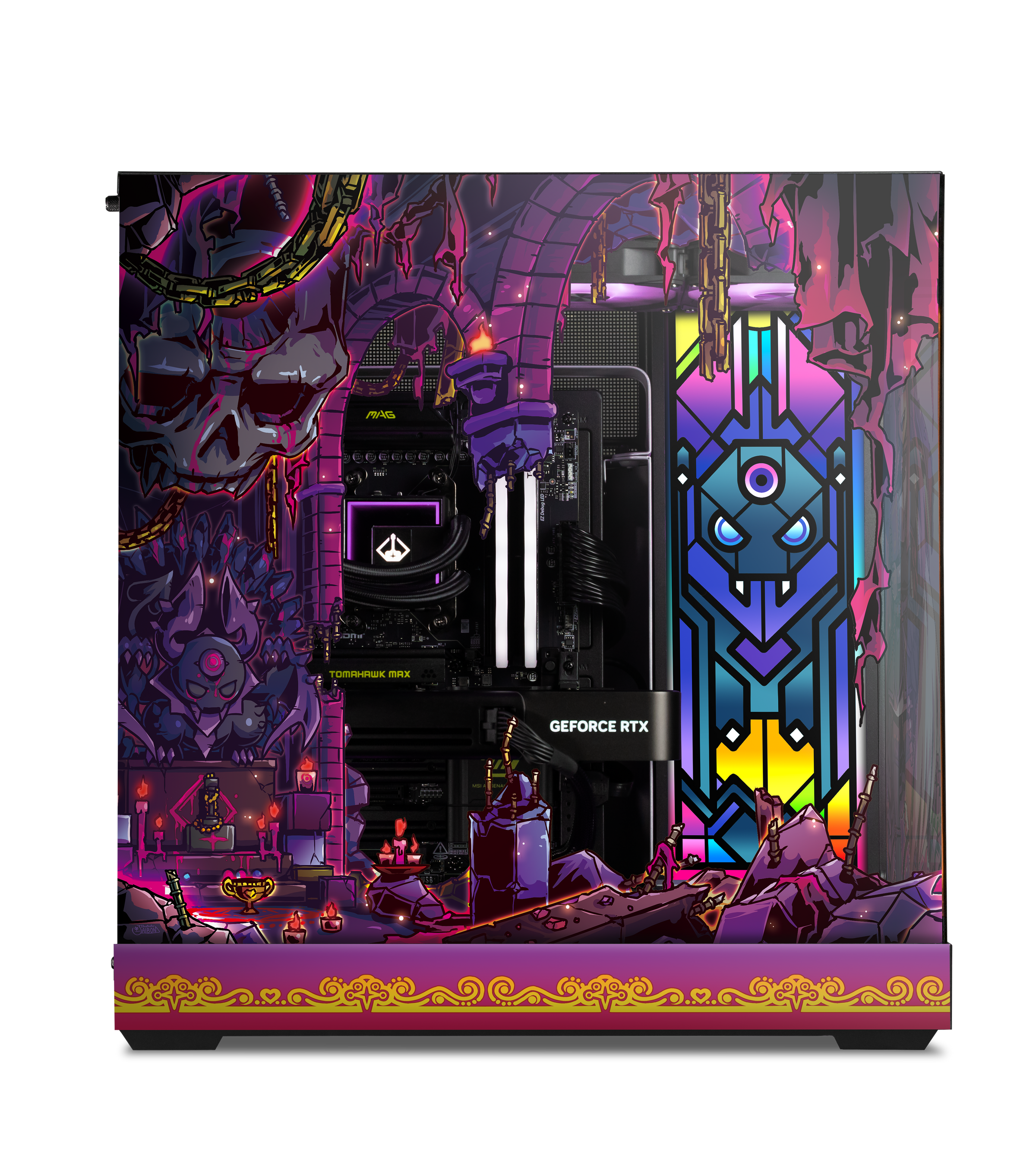 Ironmouse Founders Edition PC angled view
