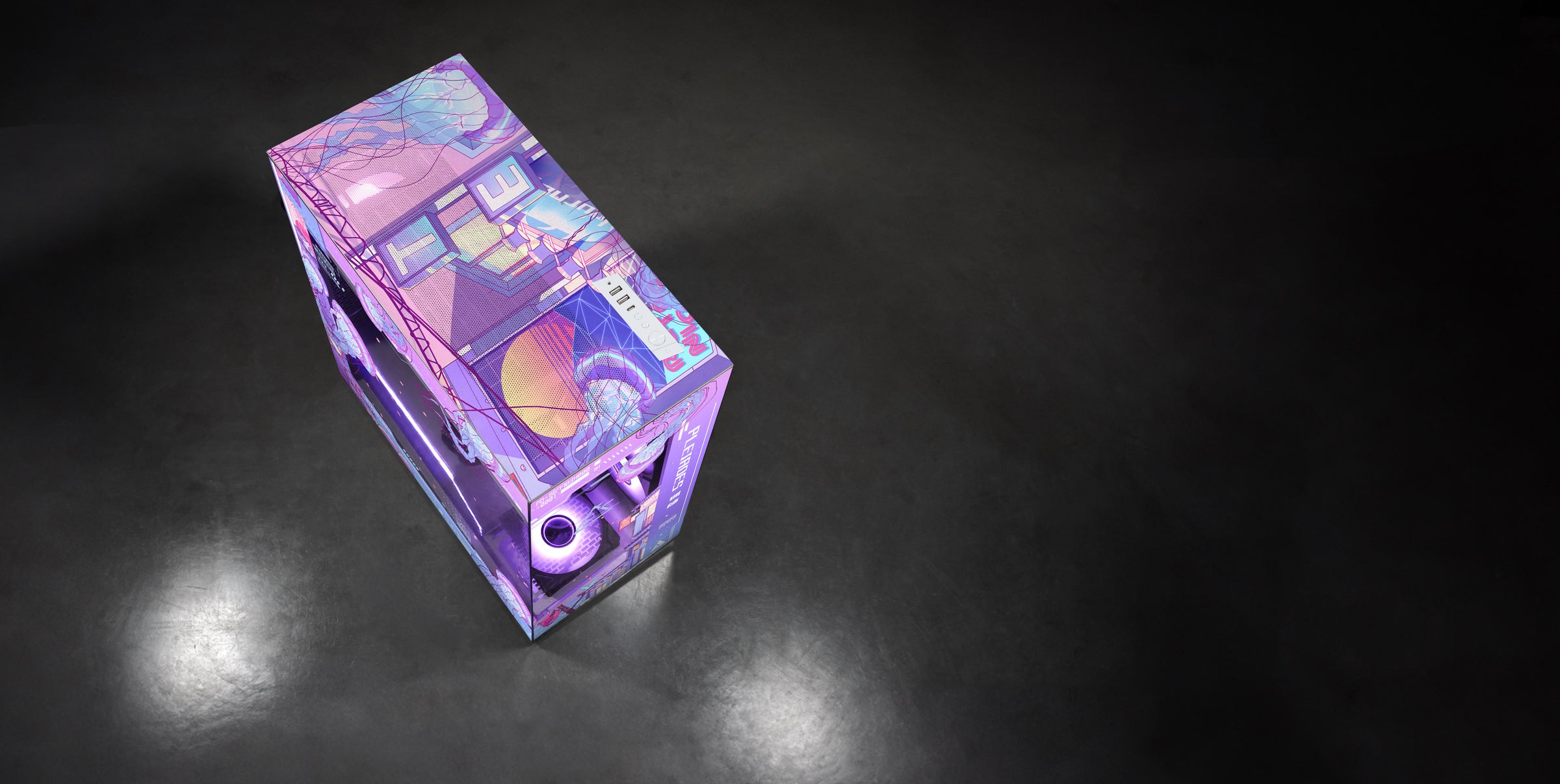 Jellyfish Crossing Print Navigator top view