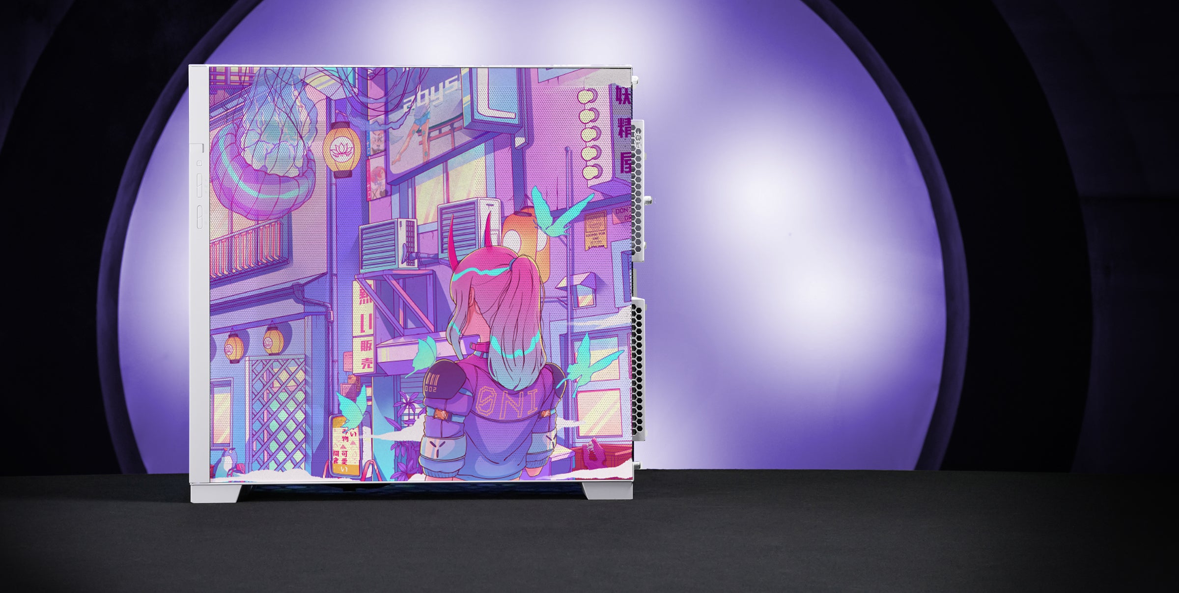 Jellyfish Crossing Print rear view