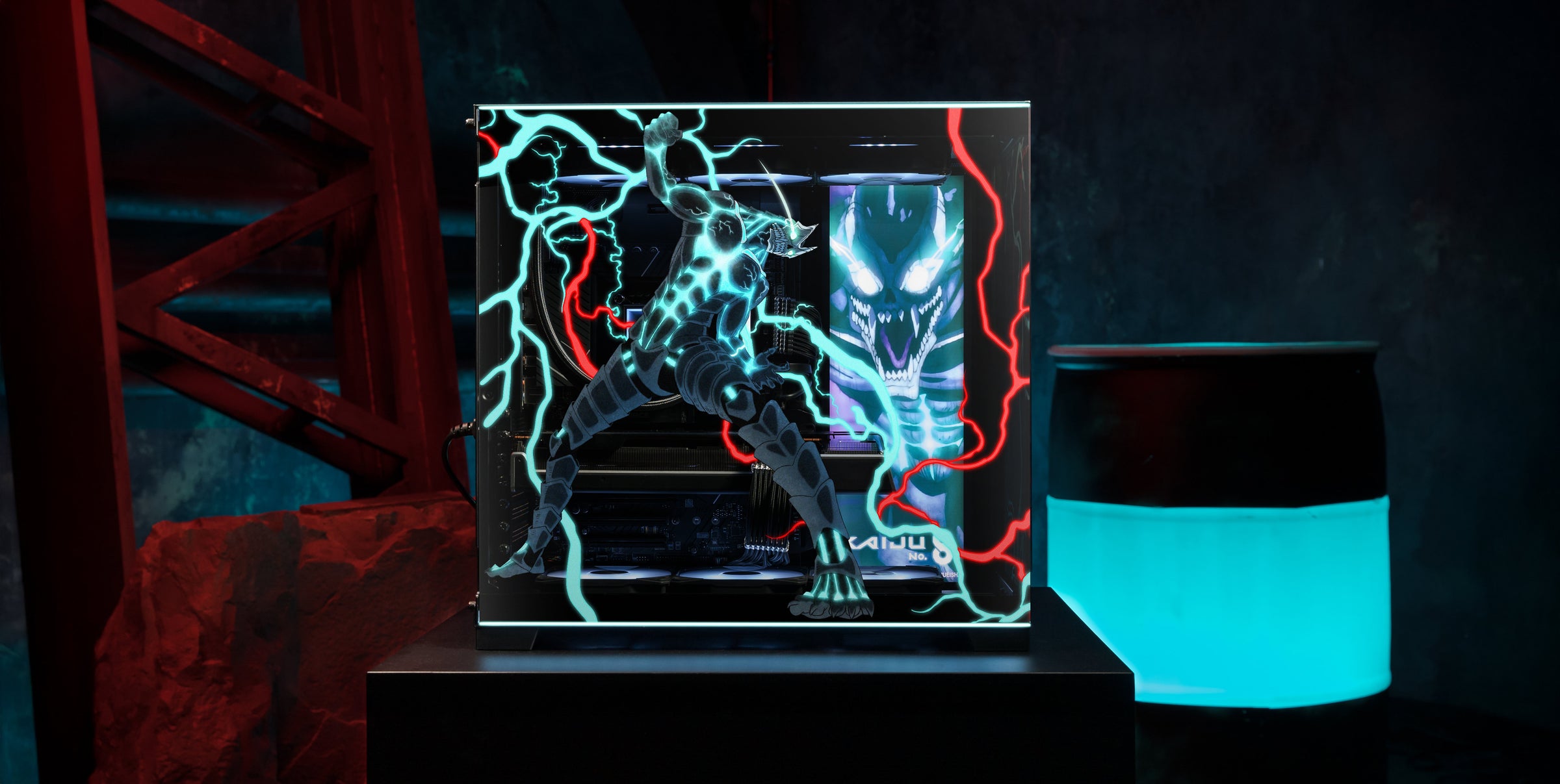 Kaiju No. 8 PC - RTX 5080 angled view