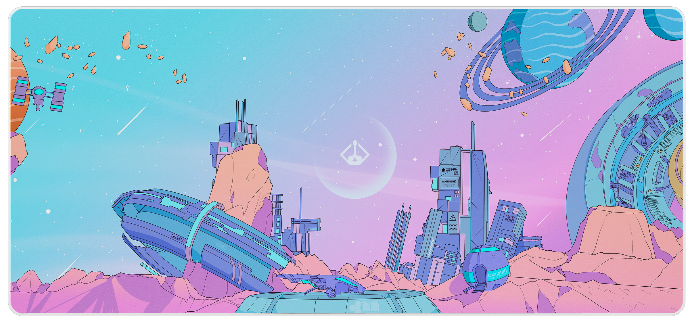 Lunarian Desk Mat || card