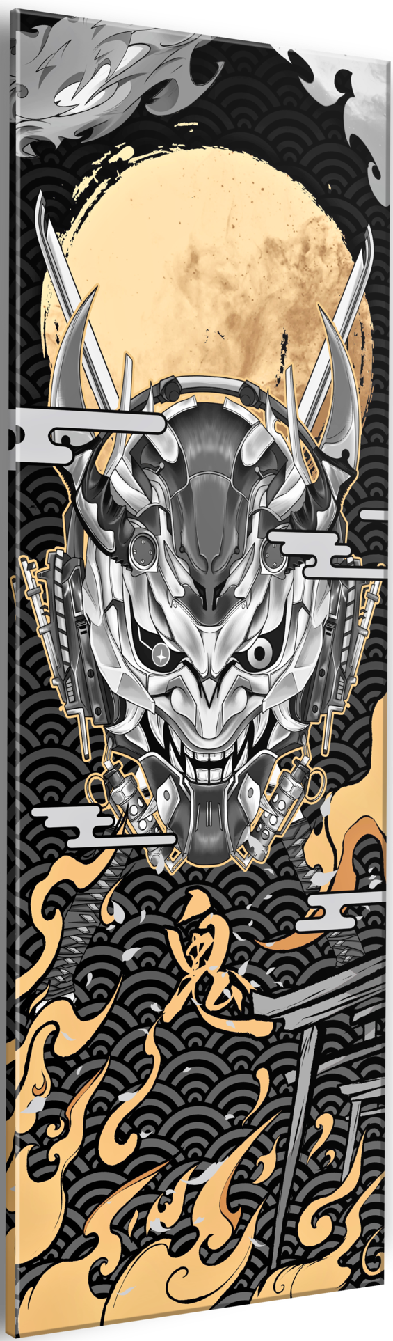 Mecha Oni Acrylic angled view