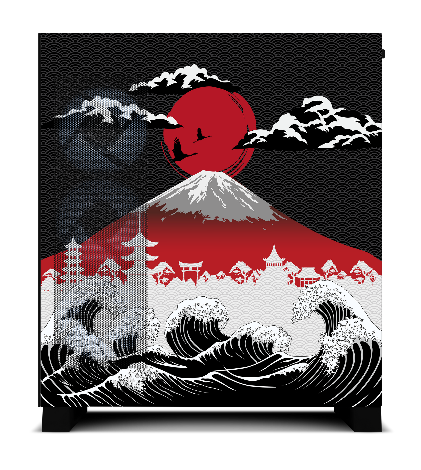 Clouded Gates Print Navigator rear view
