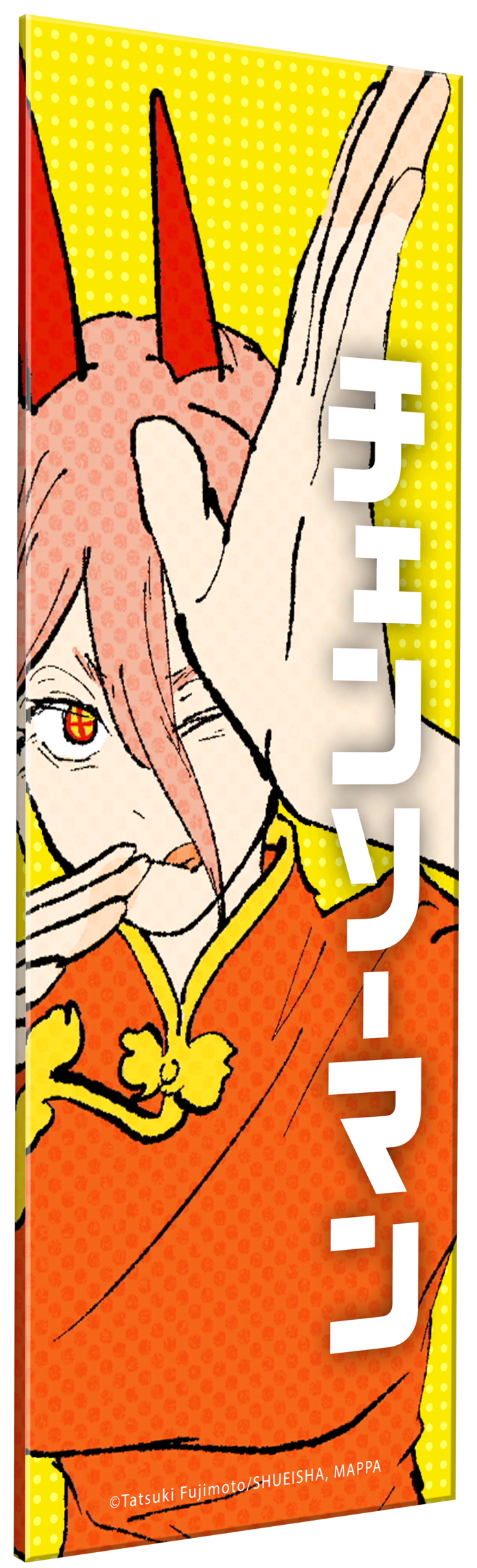 Powy - Chainsaw Man Platelight Acrylic angled view