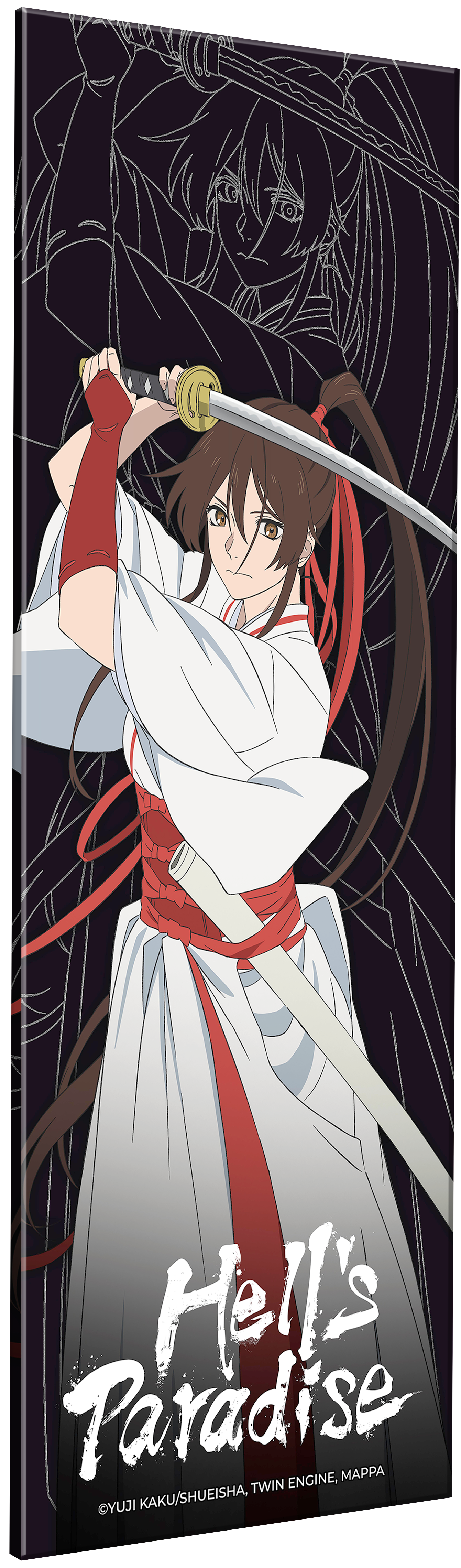 Sagiri - Hell's Paradise Platelight Acrylic angled view