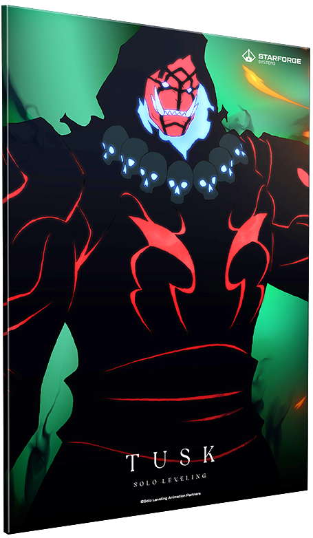 Tusk - Solo Leveling Wall Art