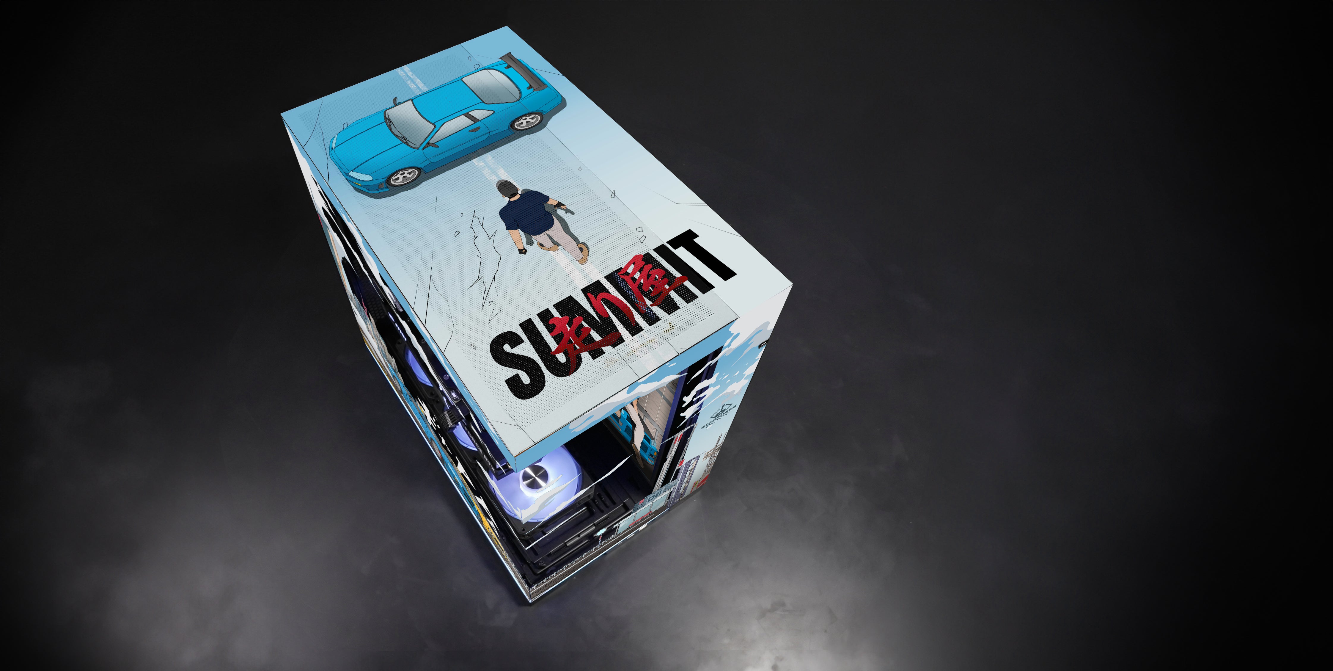 Drift Case Print - Summit front view