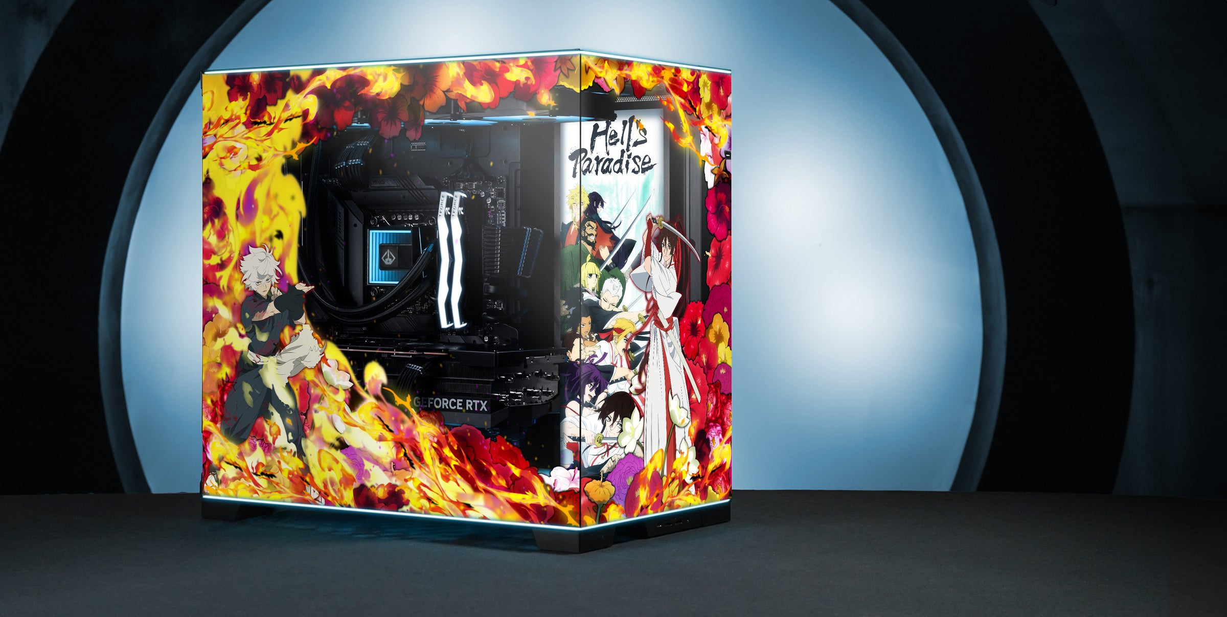 Hell's Paradise Print angled view